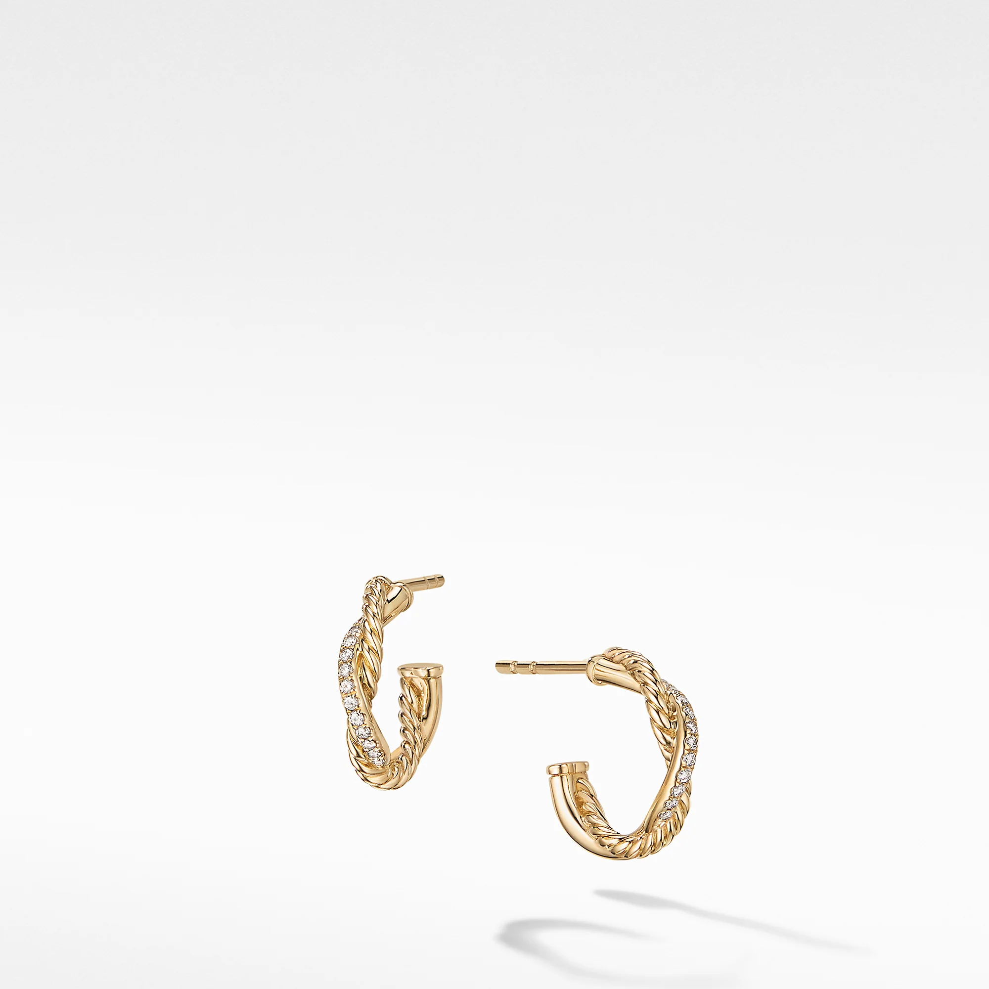 David Yurman The Infinity Collection Earring in 18-Karat Yellow Gold