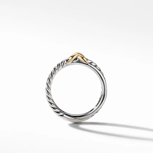 David Yurman   Ring in Silver and 18-Karat Yellow Gold - Image 2