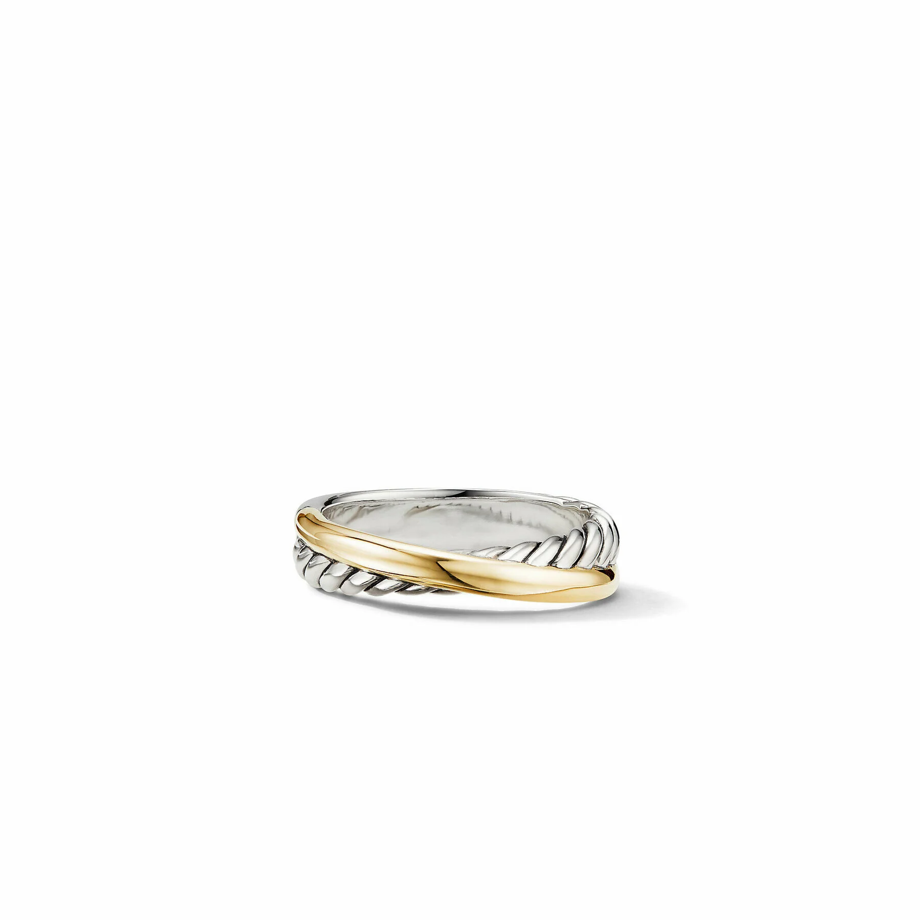 David Yurman   Ring in Silver and 18-Karat Yellow Gold - Image 2