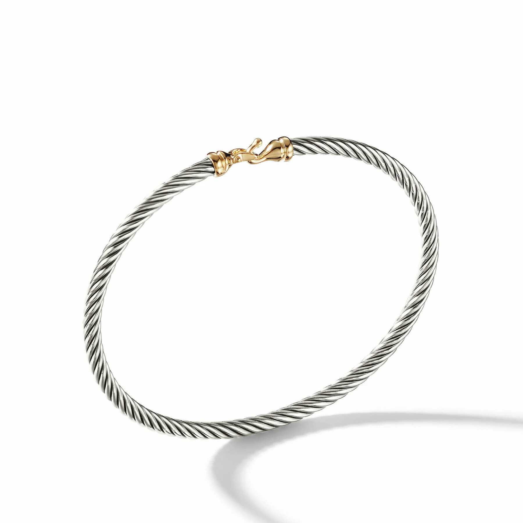 David Yurman  Bracelet in Silver and 18-Karat Yellow Gold