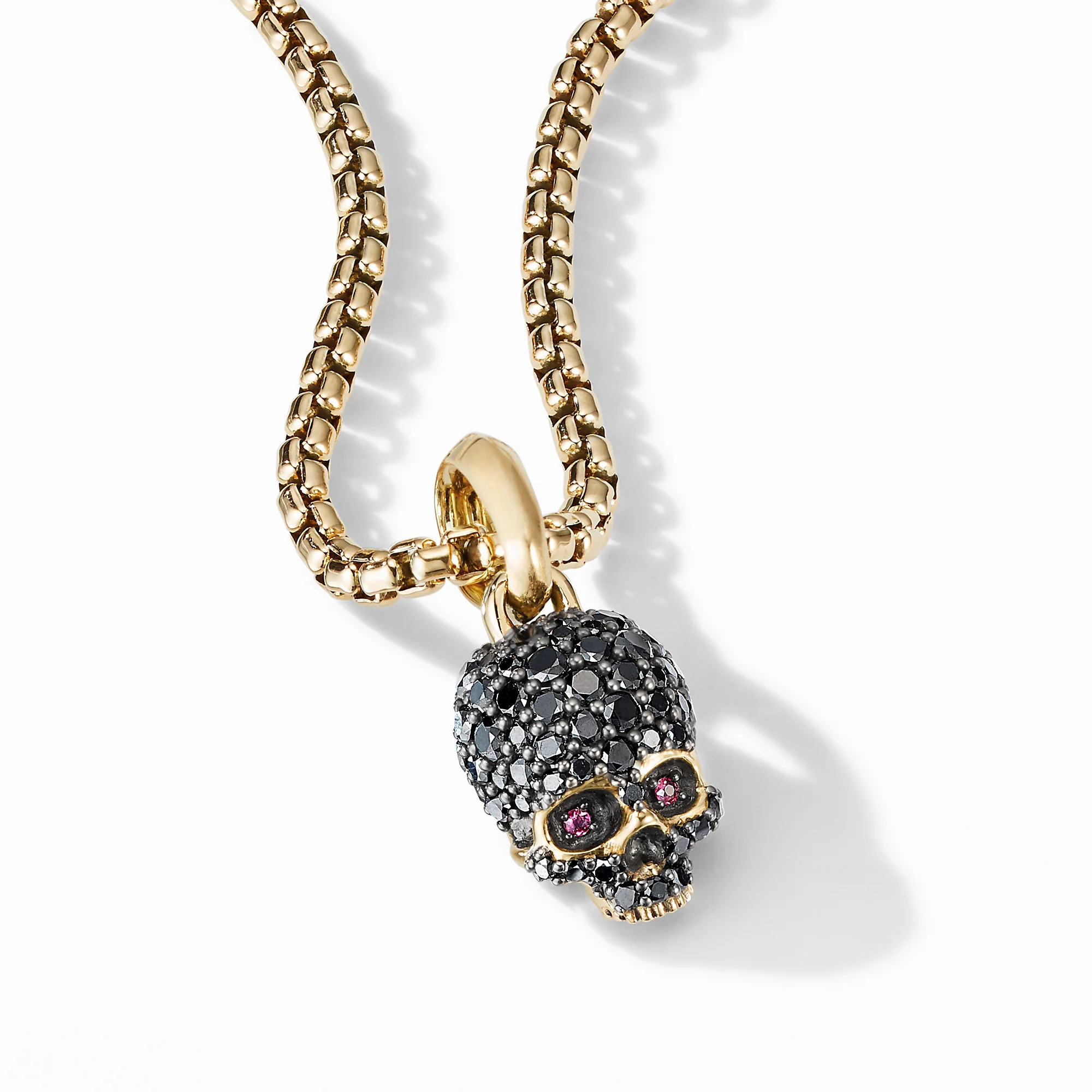 David Yurman The Memento Mori Collection Pendant in 18-Karat Yellow Gold