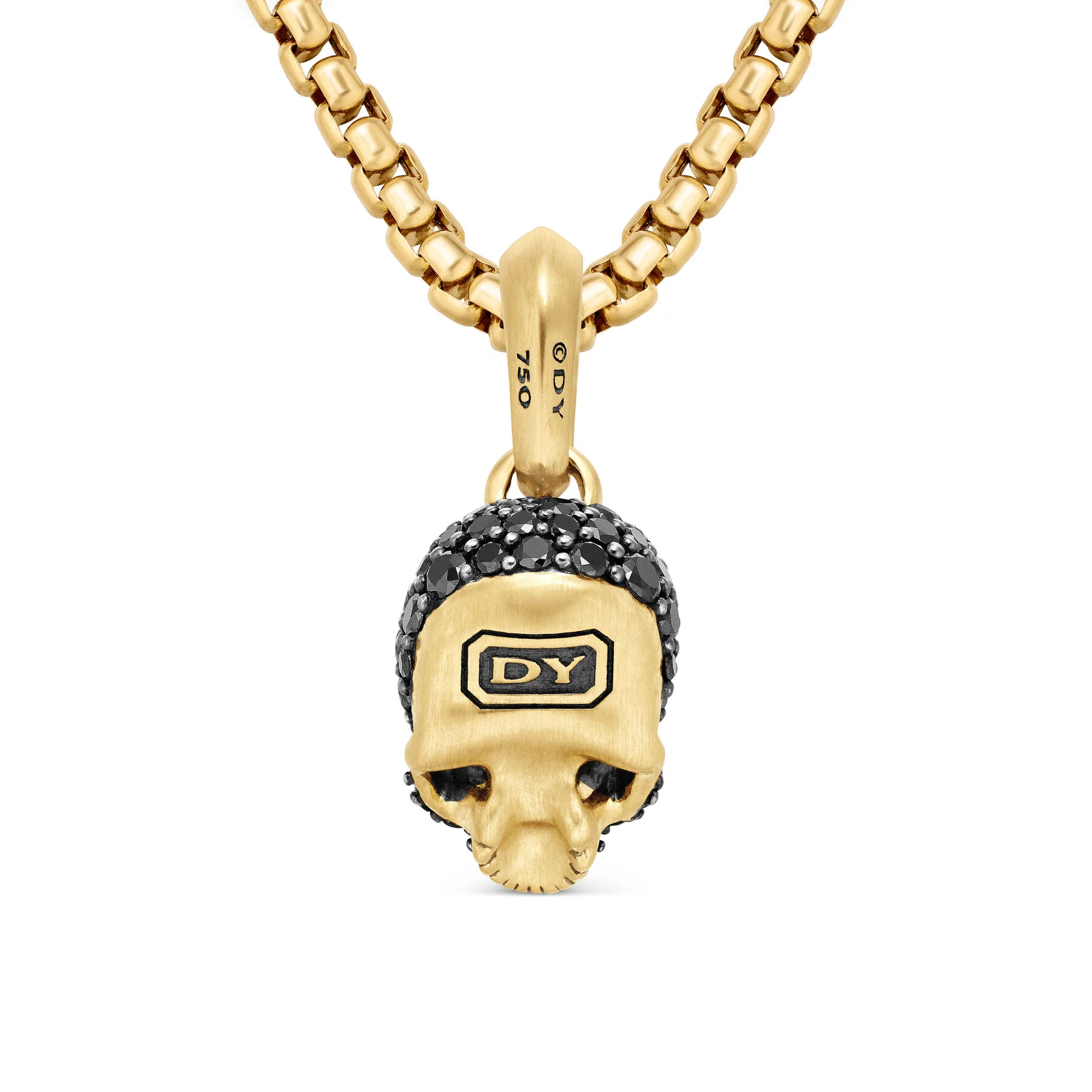 David Yurman The Memento Mori Collection Pendant in 18-Karat Yellow Gold - Image 3