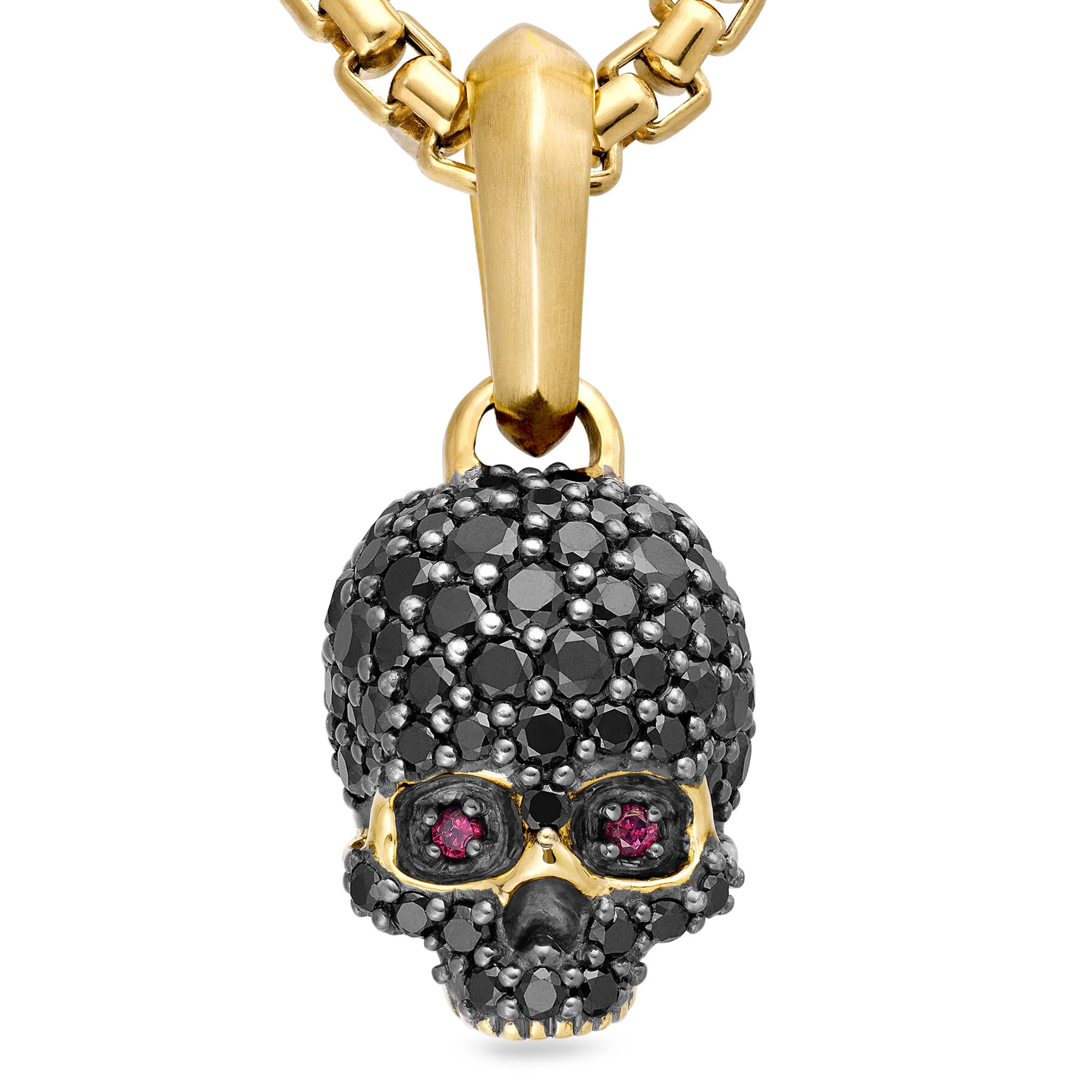 David Yurman The Memento Mori Collection Pendant in 18-Karat Yellow Gold - Image 4