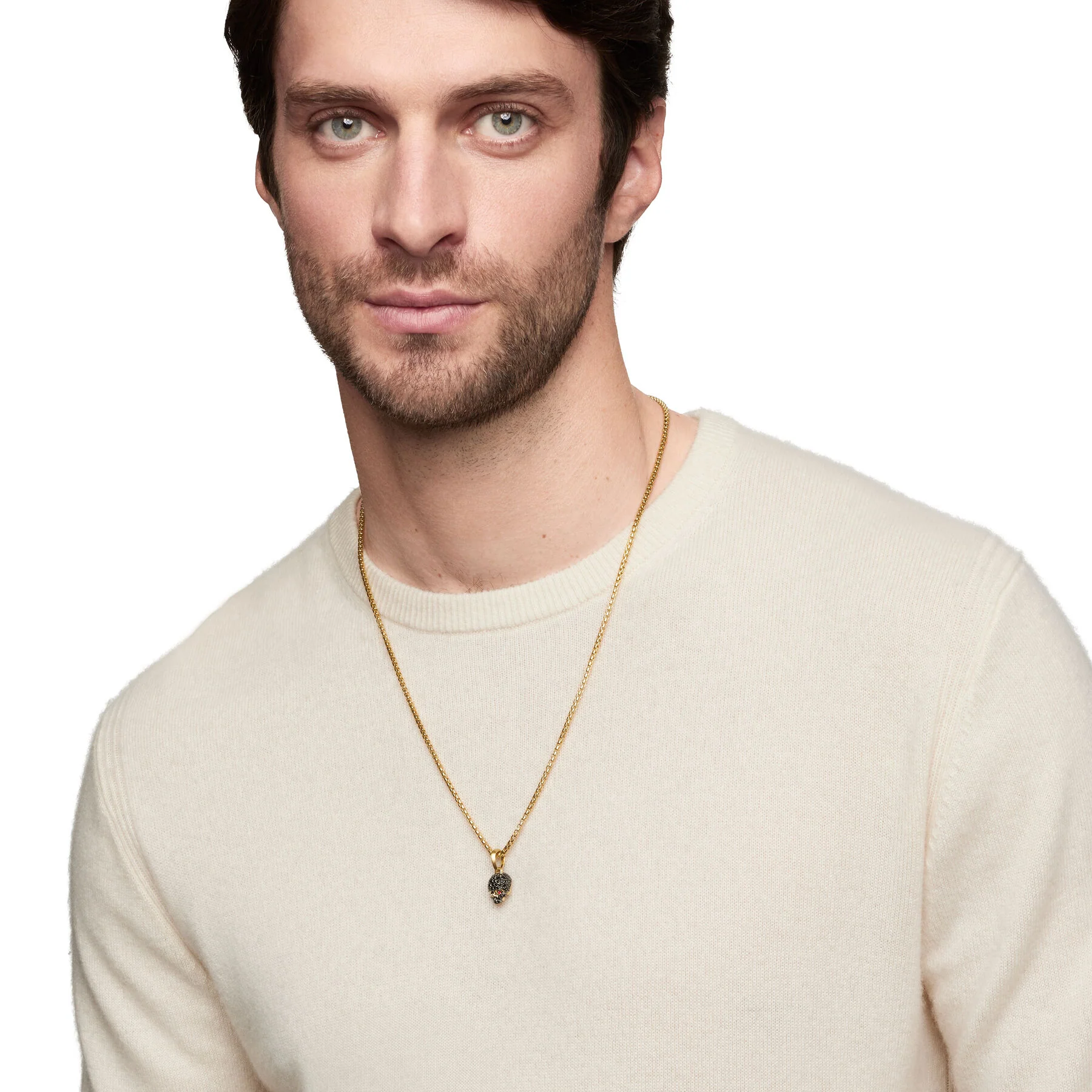 David Yurman The Memento Mori Collection Pendant in 18-Karat Yellow Gold - Image 5