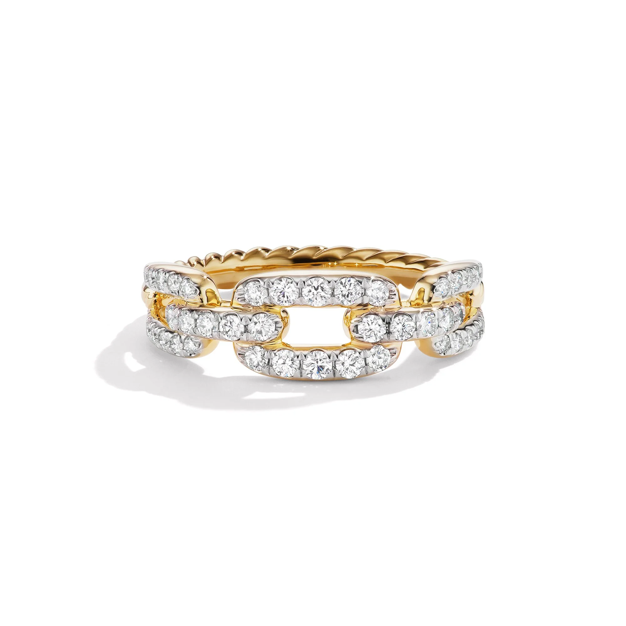David Yurman The Stax Collection Ring in 18-Karat Yellow Gold