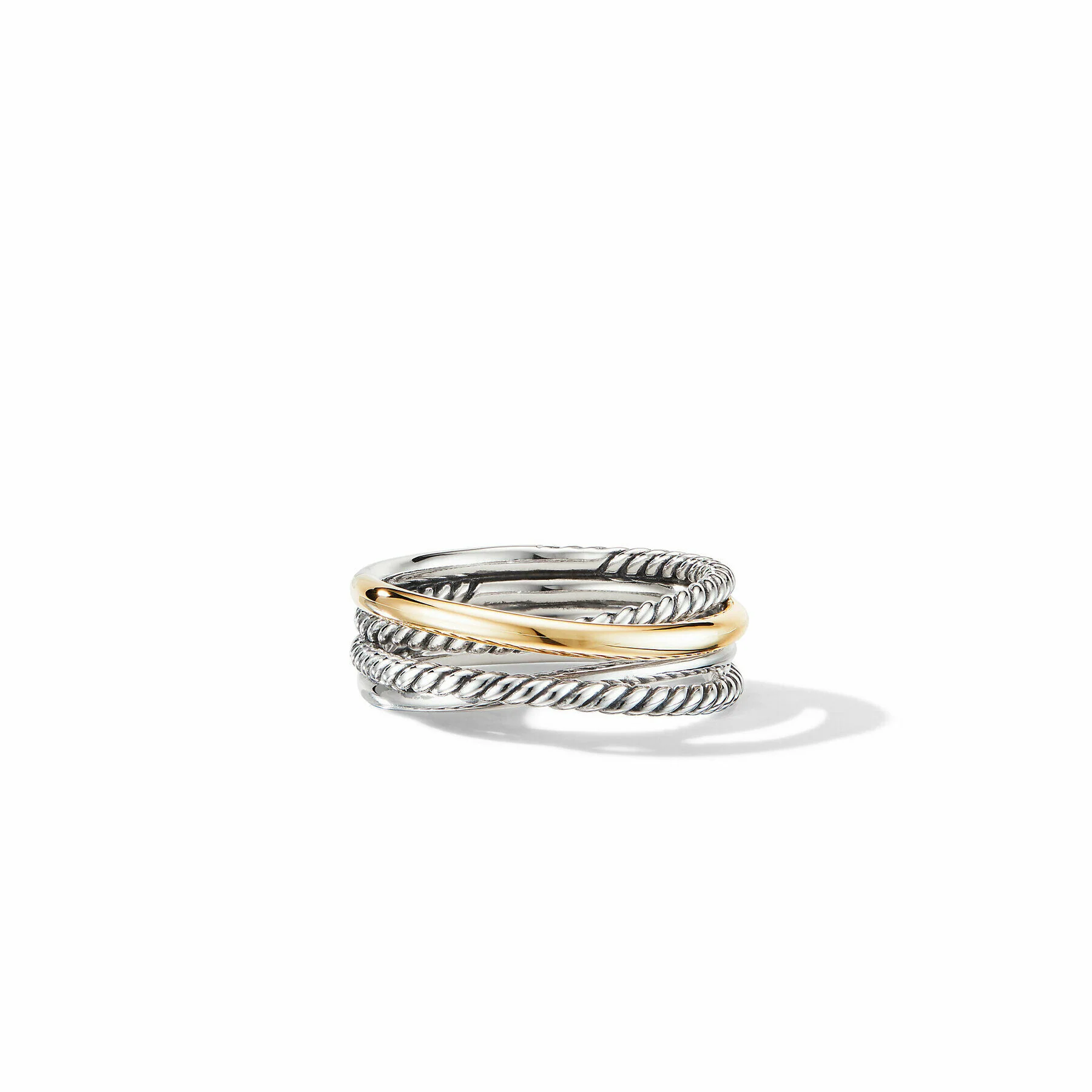 David Yurman   Ring in Silver and 18-Karat Yellow Gold - Image 2