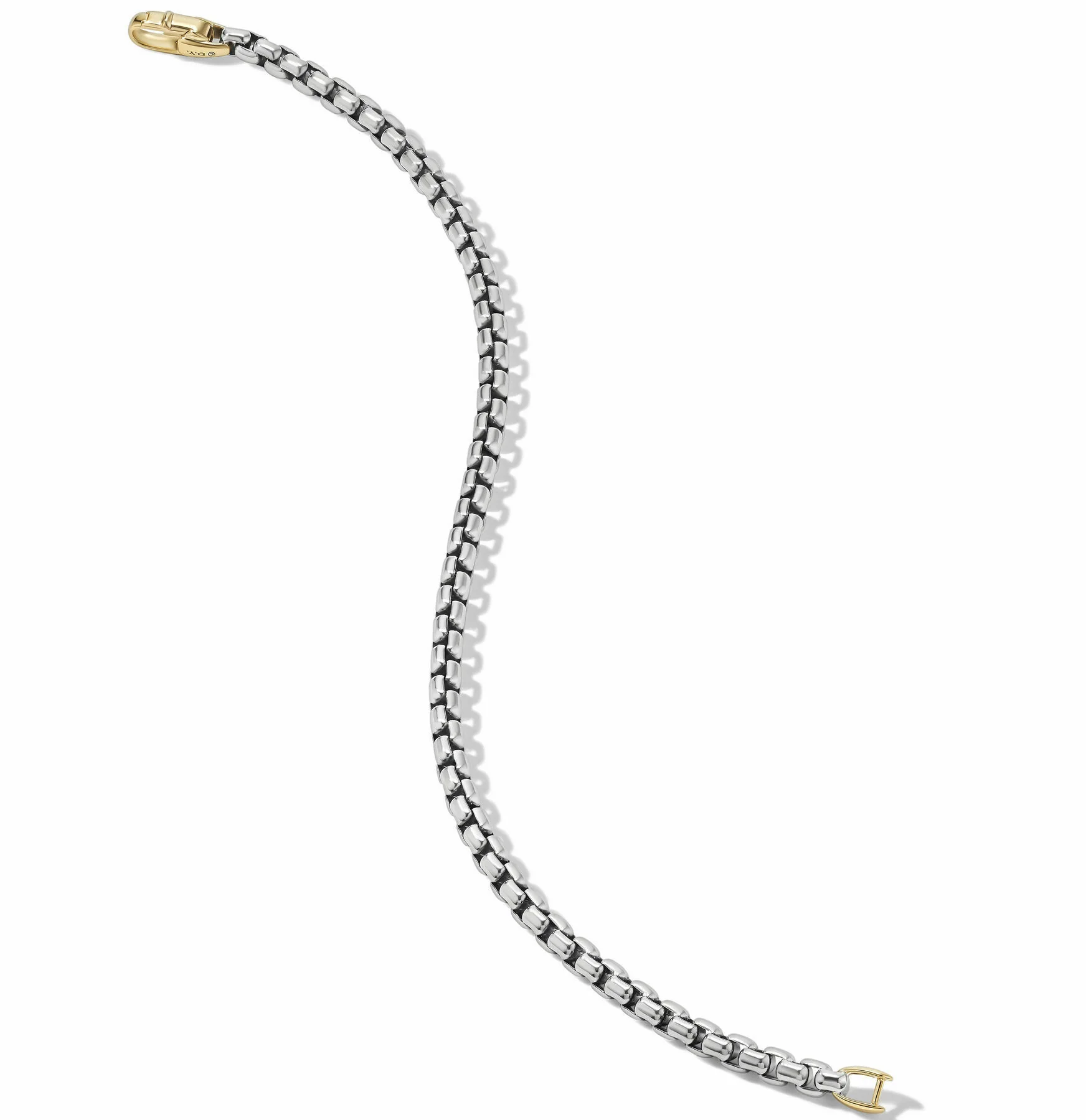 David Yurman The Chain Collection Bracelet in Silver and 14-Karat Yellow Gold - Image 3
