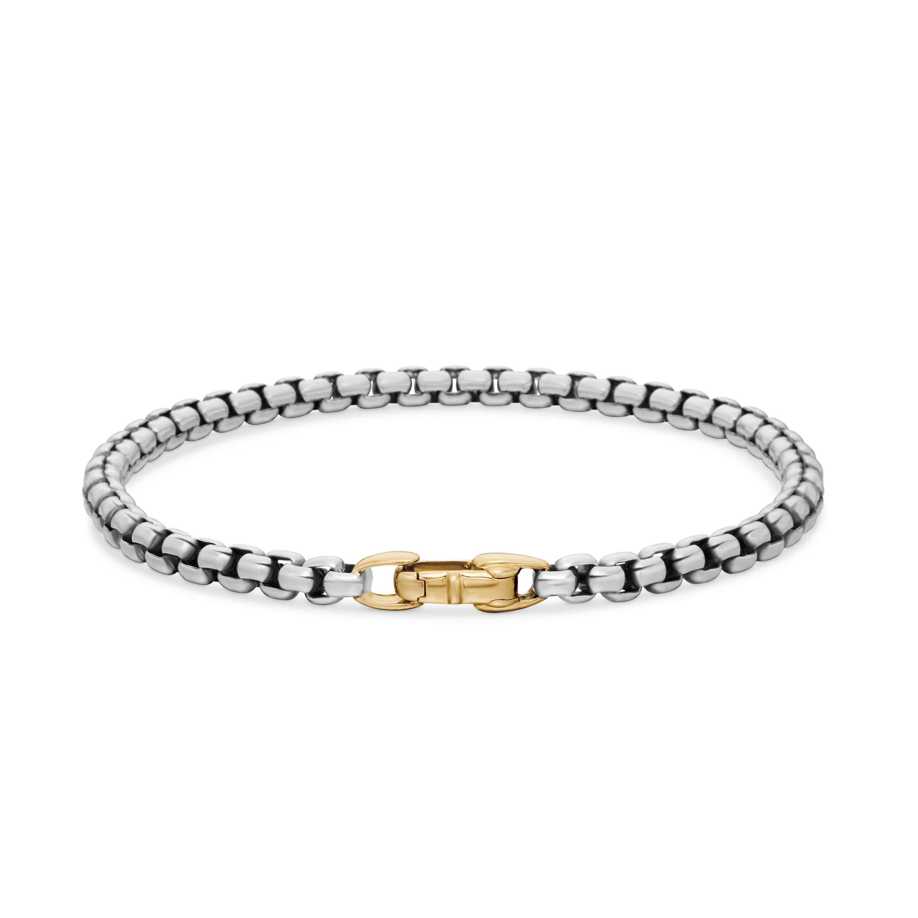 David Yurman The Chain Collection Bracelet in Silver and 14-Karat Yellow Gold - Image 4