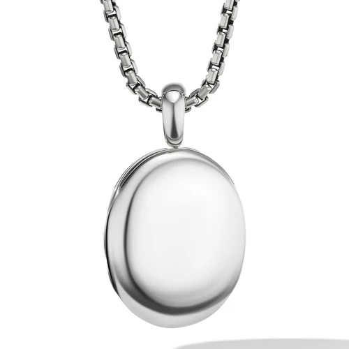 David Yurman The Sculpted Cable Collection Pendant in Sterling Silver - Image 2