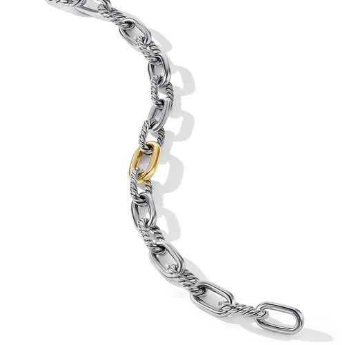 David Yurman The Madison® Collection Bracelet in Silver and 18-Karat Yellow Gold - Image 3