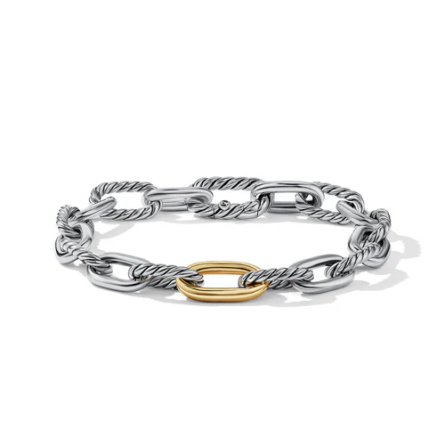 David Yurman The Madison® Collection Bracelet in Silver and 18-Karat Yellow Gold - Image 2