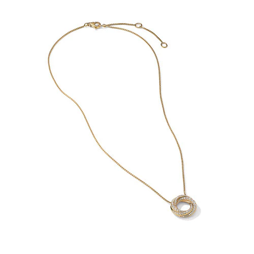 David Yurman The Crossover® Collection Necklaces & Pendant in 18-Karat Yellow Gold - Image 2