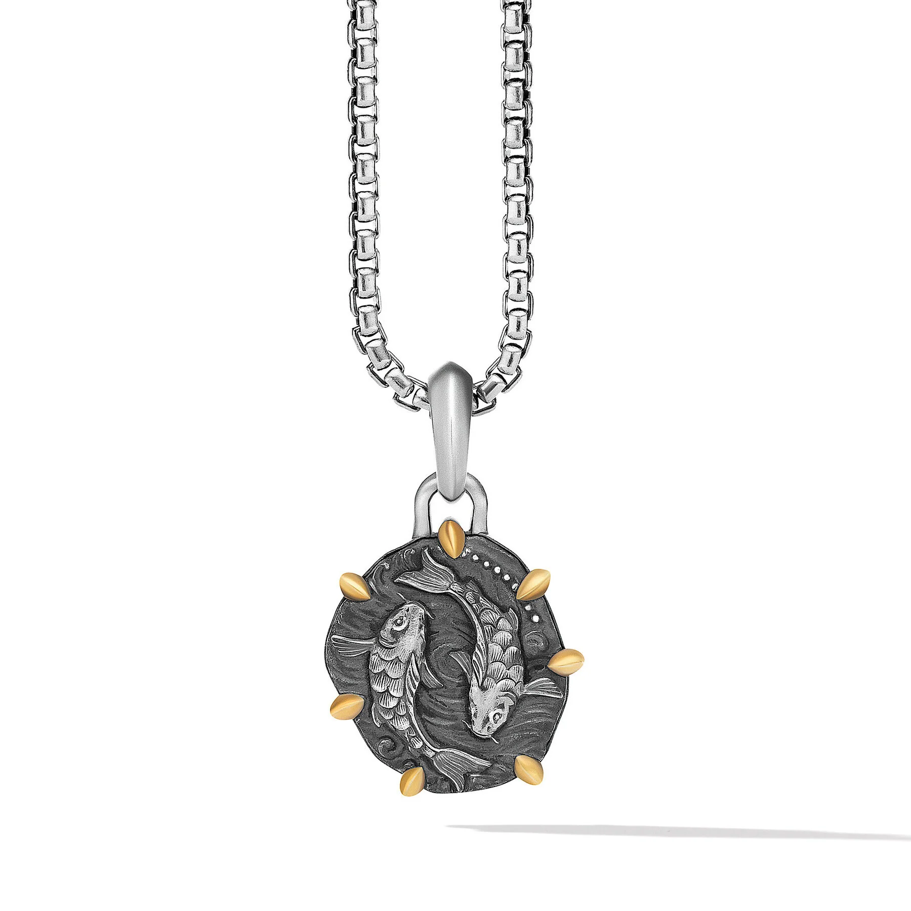 David Yurman The Amulets Collection Pendant in Silver and 18-Karat Yellow Gold