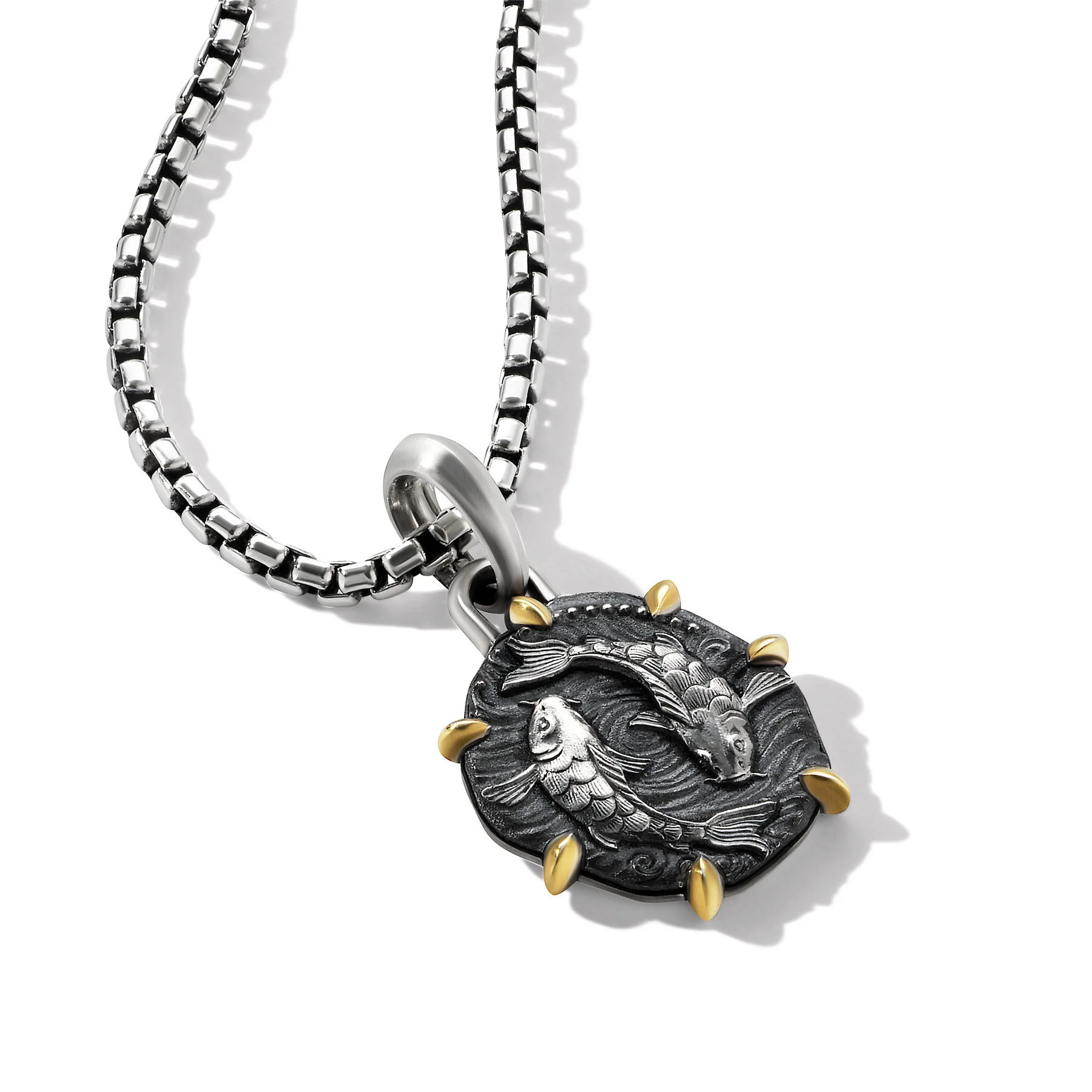 David Yurman The Amulets Collection Pendant in Silver and 18-Karat Yellow Gold - Image 2