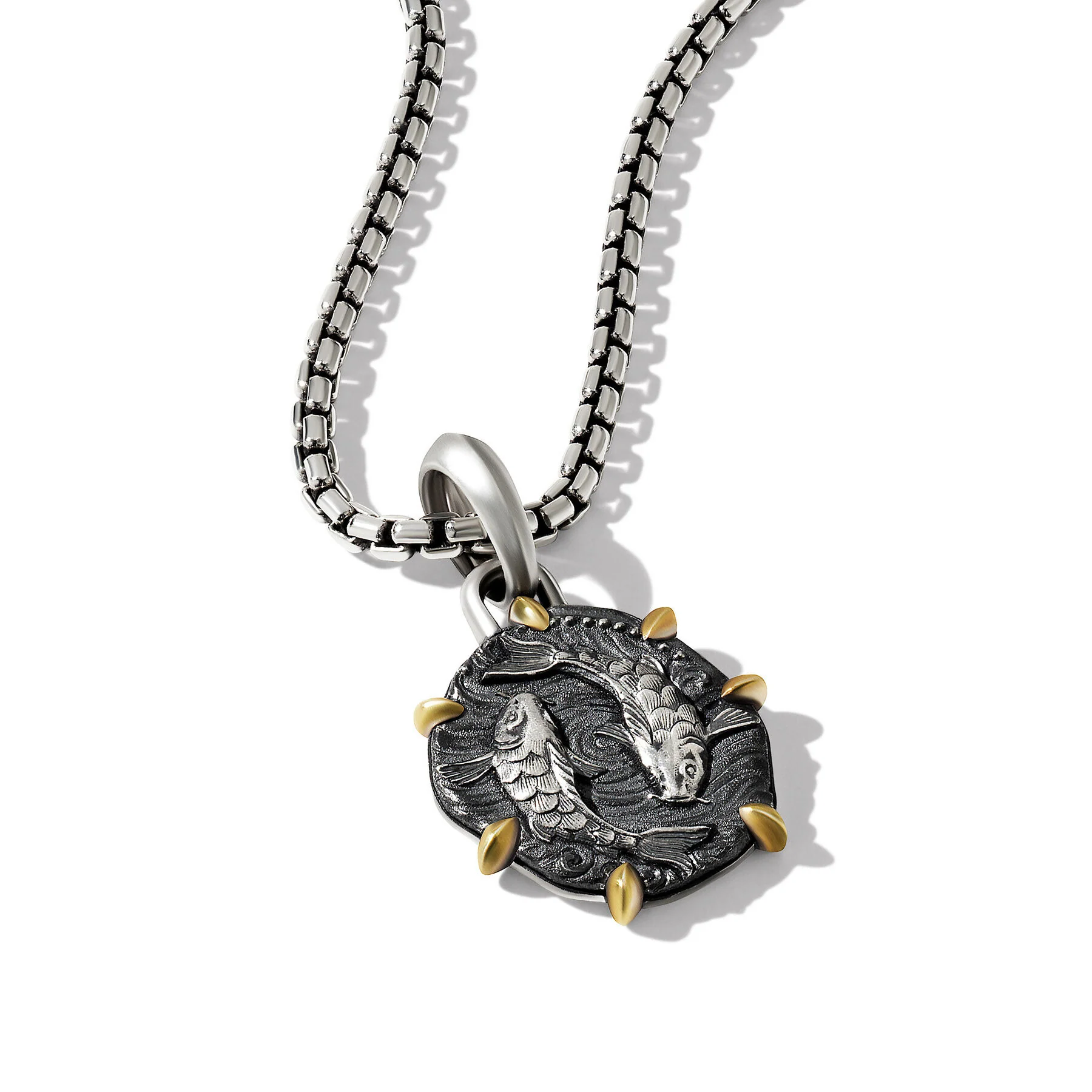 David Yurman The Amulets Collection Pendant in Silver and 18-Karat Yellow Gold - Image 3