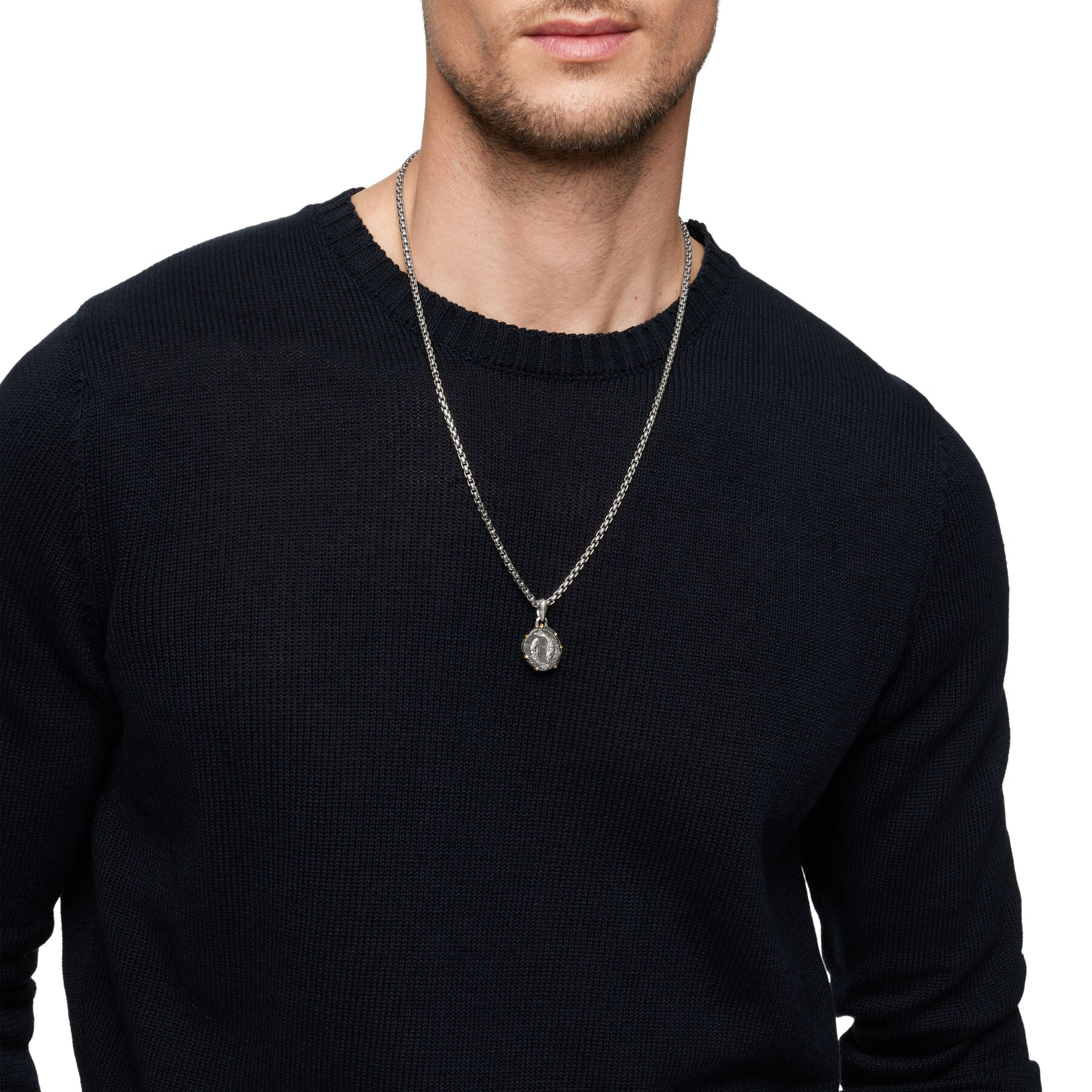 David Yurman The Amulets Collection Pendant in Silver and 18-Karat Yellow Gold - Image 5