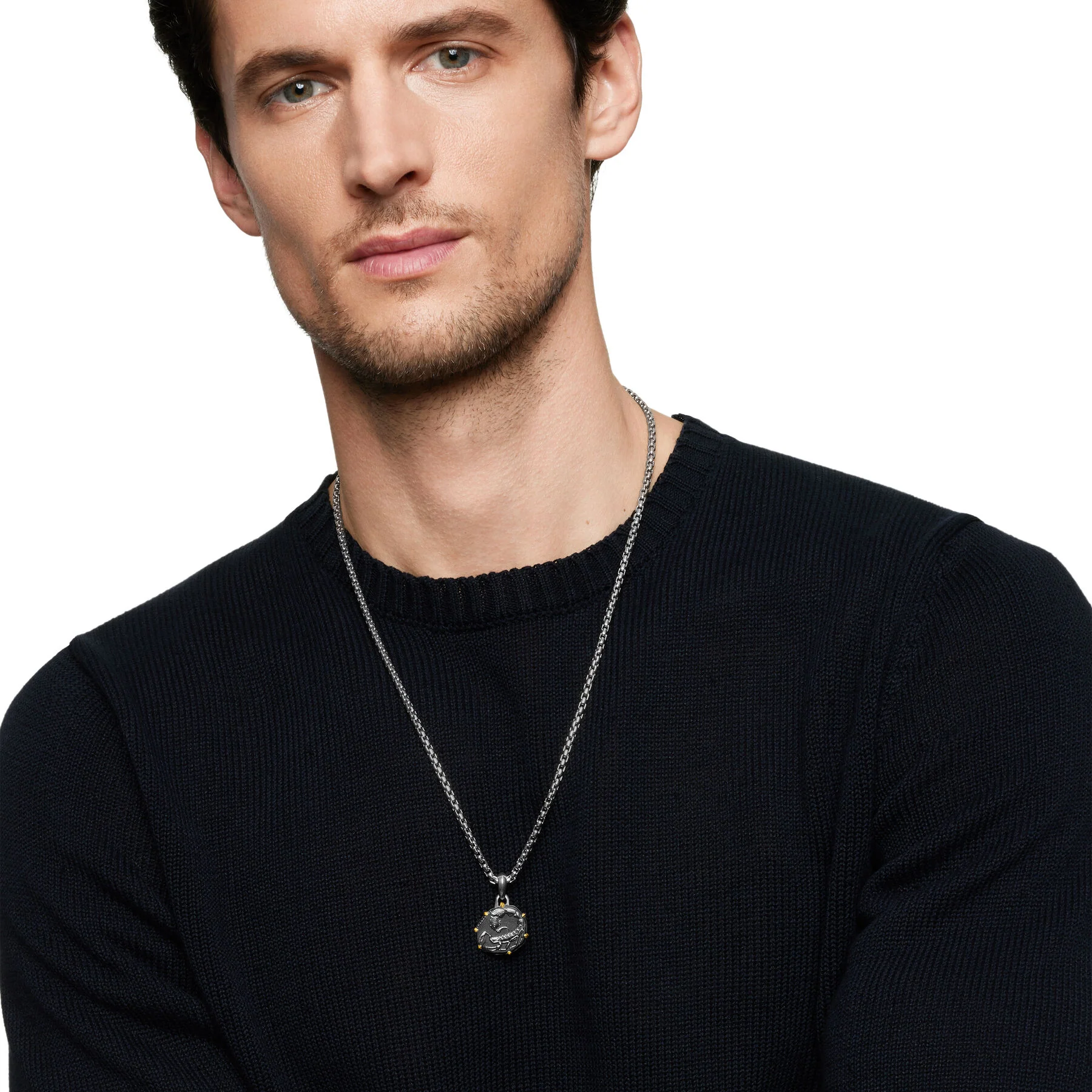 David Yurman The Amulets Collection Pendant in Silver and 18-Karat Yellow Gold - Image 5