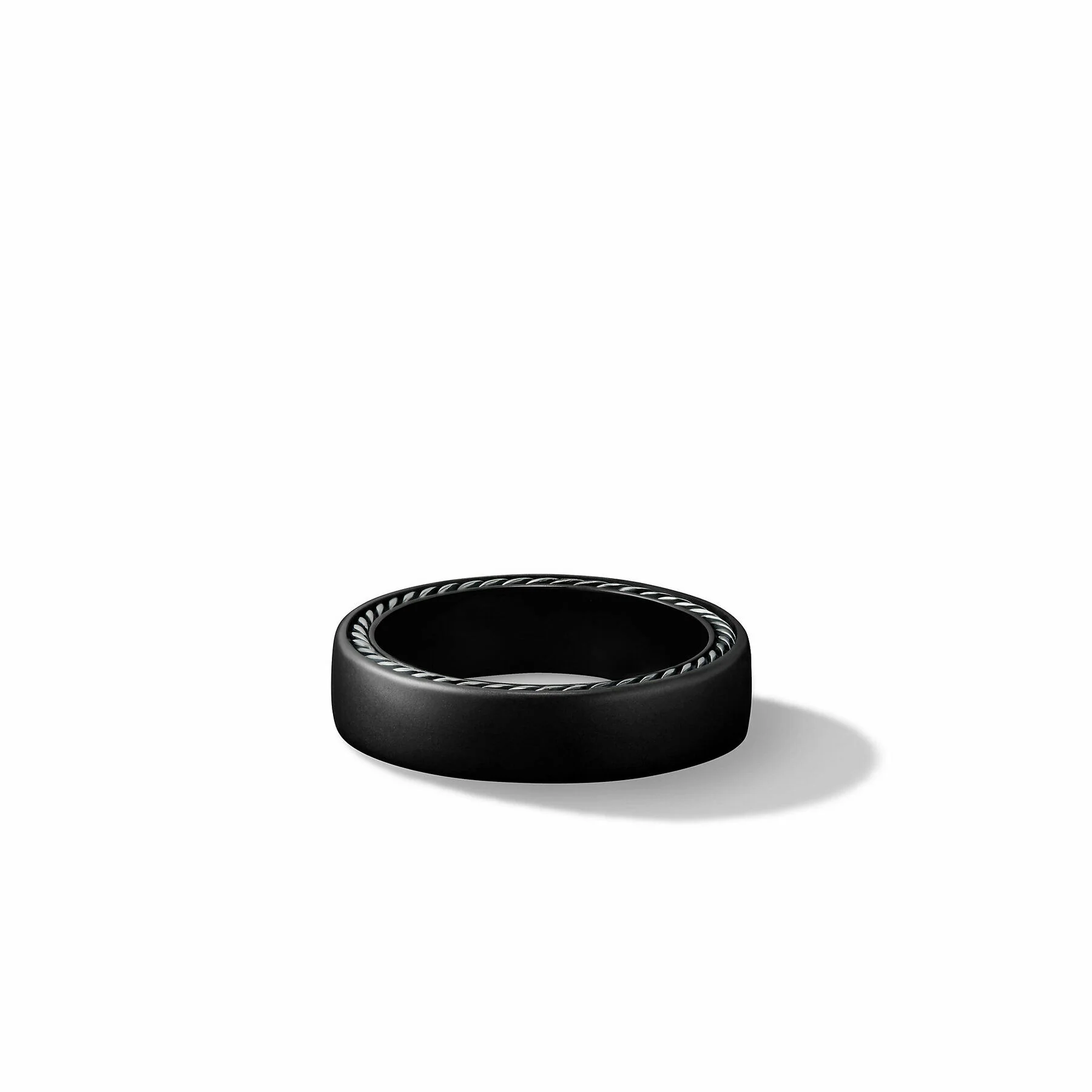 David Yurman The Wedding Collection Ring in Black Titanium