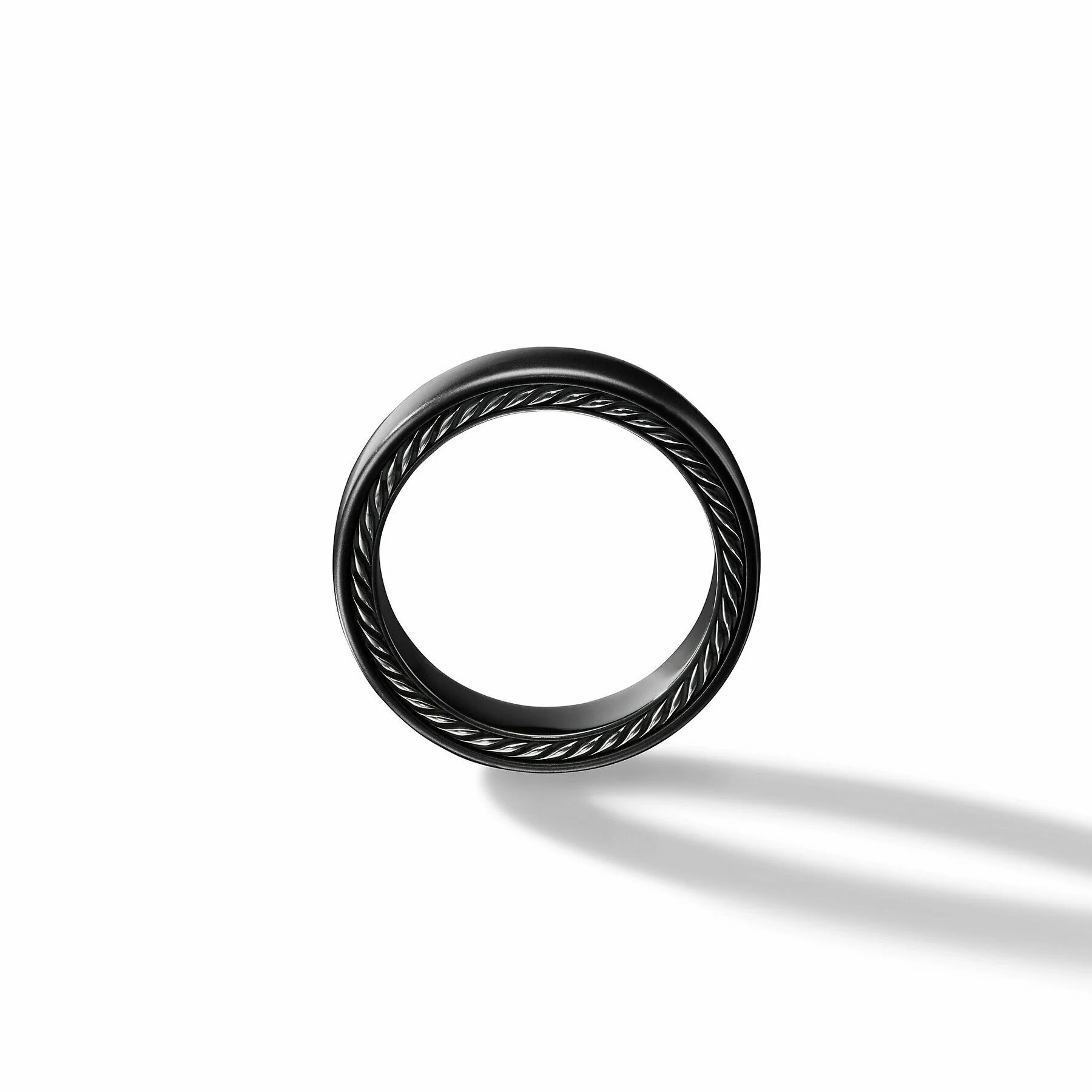David Yurman The Wedding Collection Ring in Black Titanium - Image 2