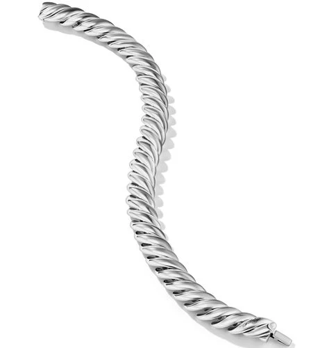 David Yurman The Sculpted Cable Collection Bracelet in Sterling Silver - Image 3