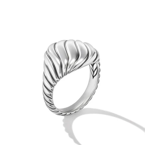 David Yurman The Pinky Rings Collection Ring in Sterling Silver - Image 3