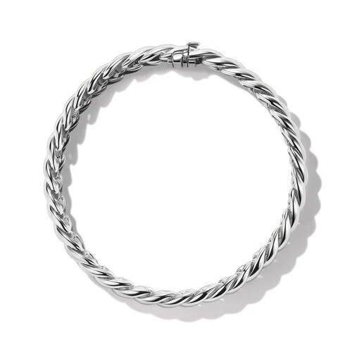 David Yurman The Sculpted Cable Collection Bracelet in Sterling Silver - Image 2