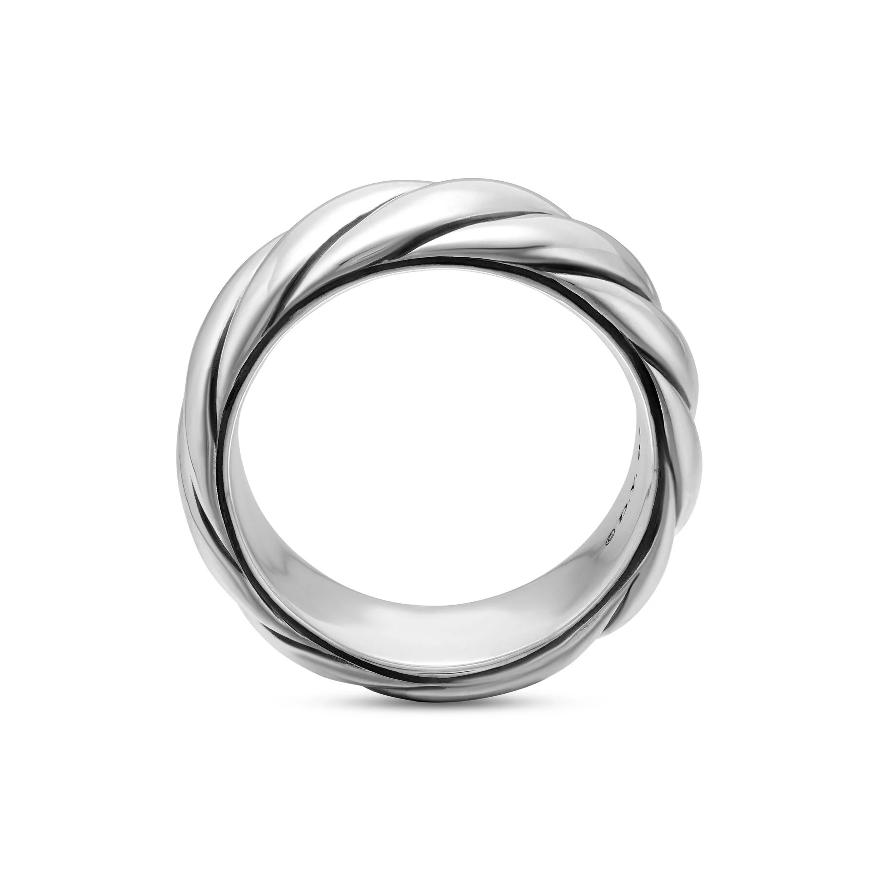 David Yurman The Sculpted Cable Collection Ring in Sterling Silver - Image 4
