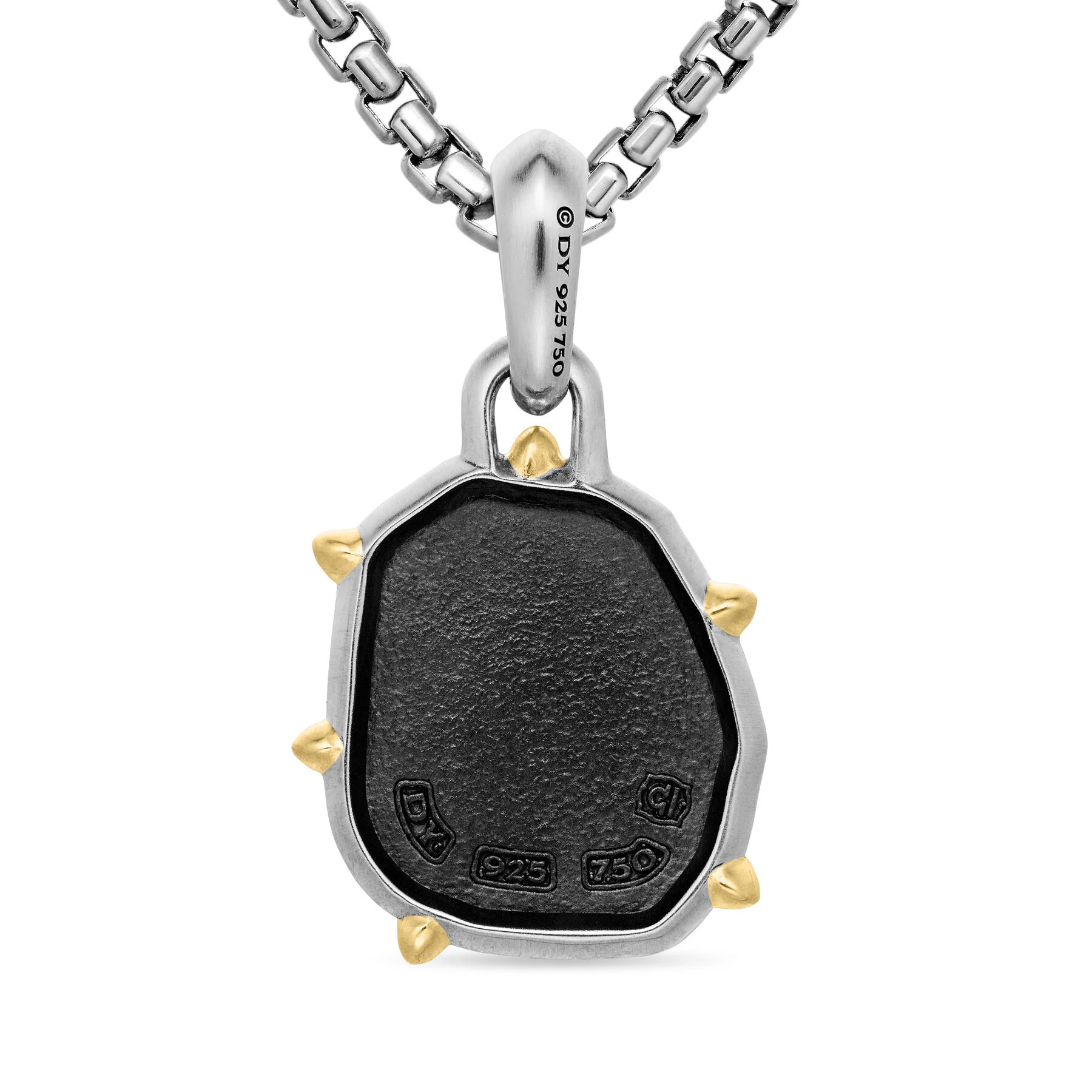 David Yurman The Amulets Collection Pendant in Silver and 18-Karat Yellow Gold - Image 3