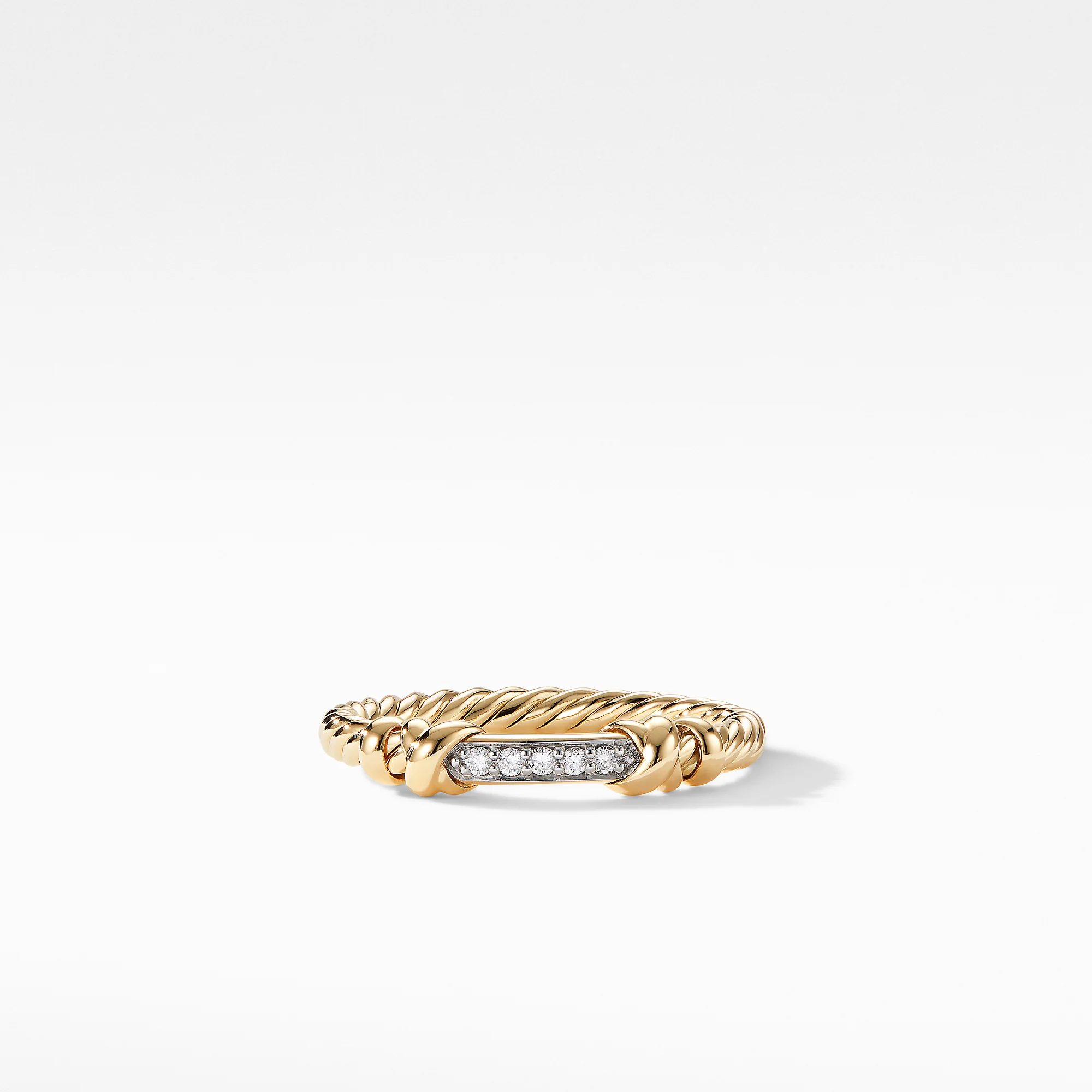 David Yurman The DY Helena Collection Ring in 18-Karat Yellow Gold - Image 2