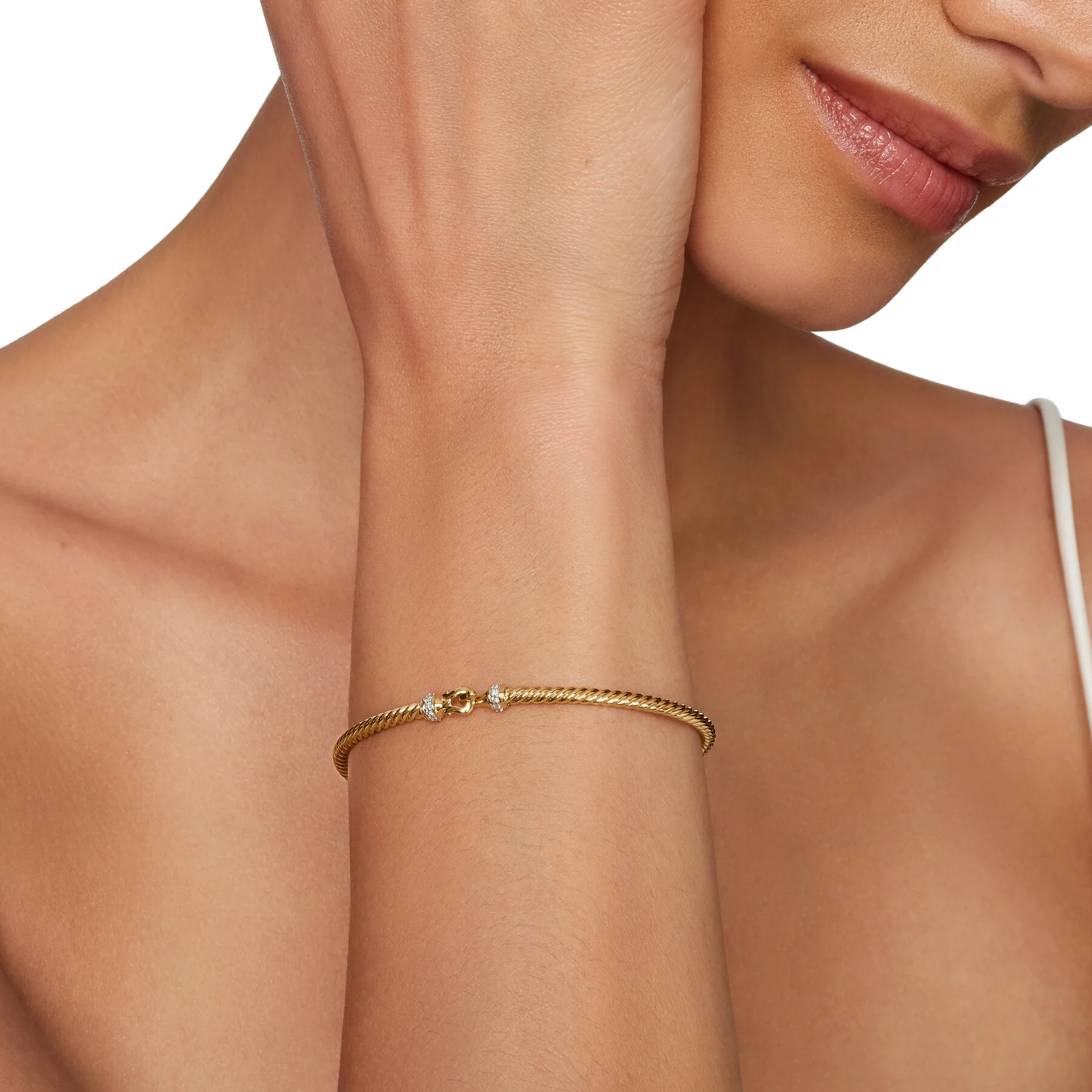 David Yurman The Cable Collection® Bracelet in 18-Karat Yellow Gold - Image 5