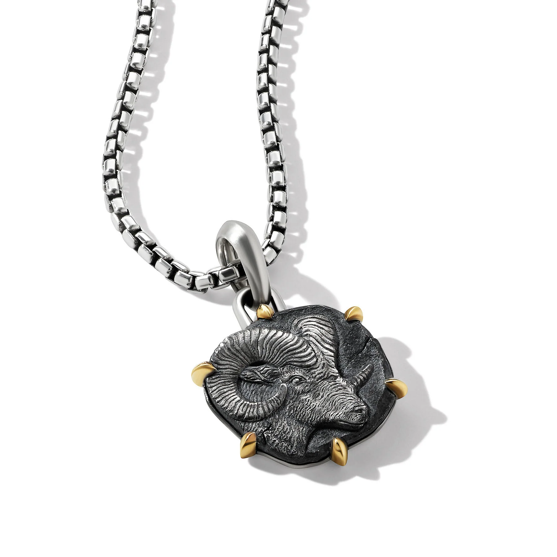 David Yurman The Amulets Collection Pendant in Silver and 18-Karat Yellow Gold - Image 2