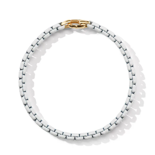 David Yurman Bracelet in Stainless Steel and 14-Karat Yellow Gold - Image 2
