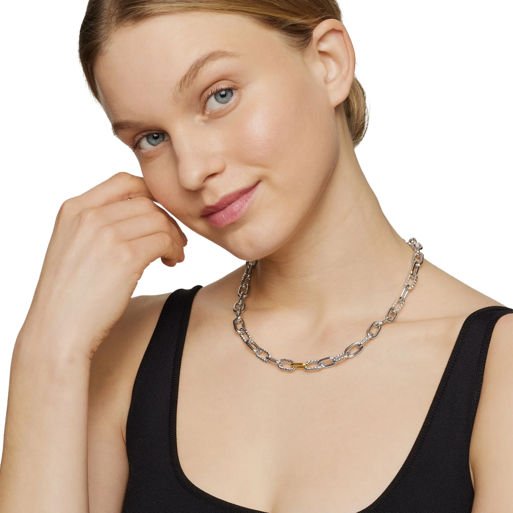 David Yurman The MadisonĀ® Collection Necklaces & Pendant in Silver and 18-Karat Yellow Gold - Image 5