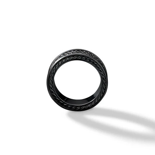 David Yurman The Wedding Collection Ring in Black Titanium - Image 2