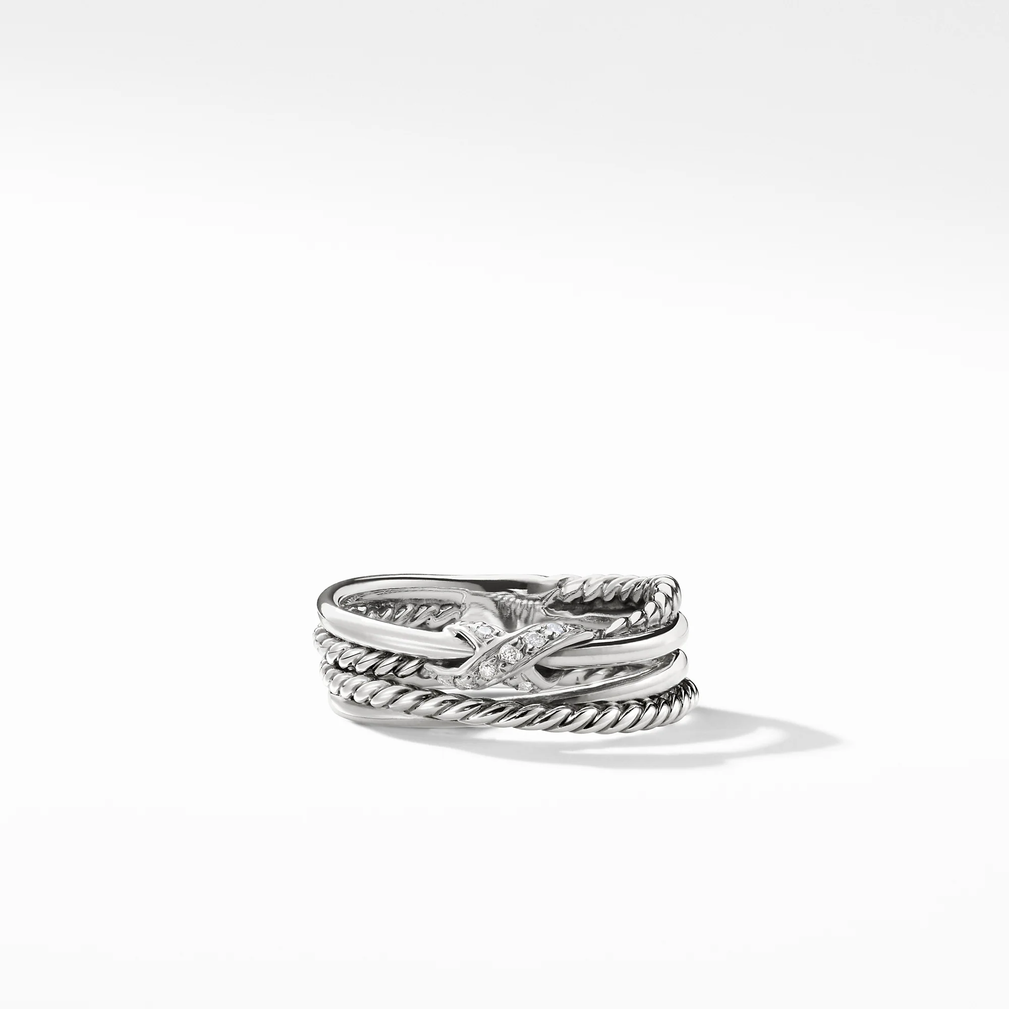 David Yurman The X Collection Ring in Sterling Silver - Image 2