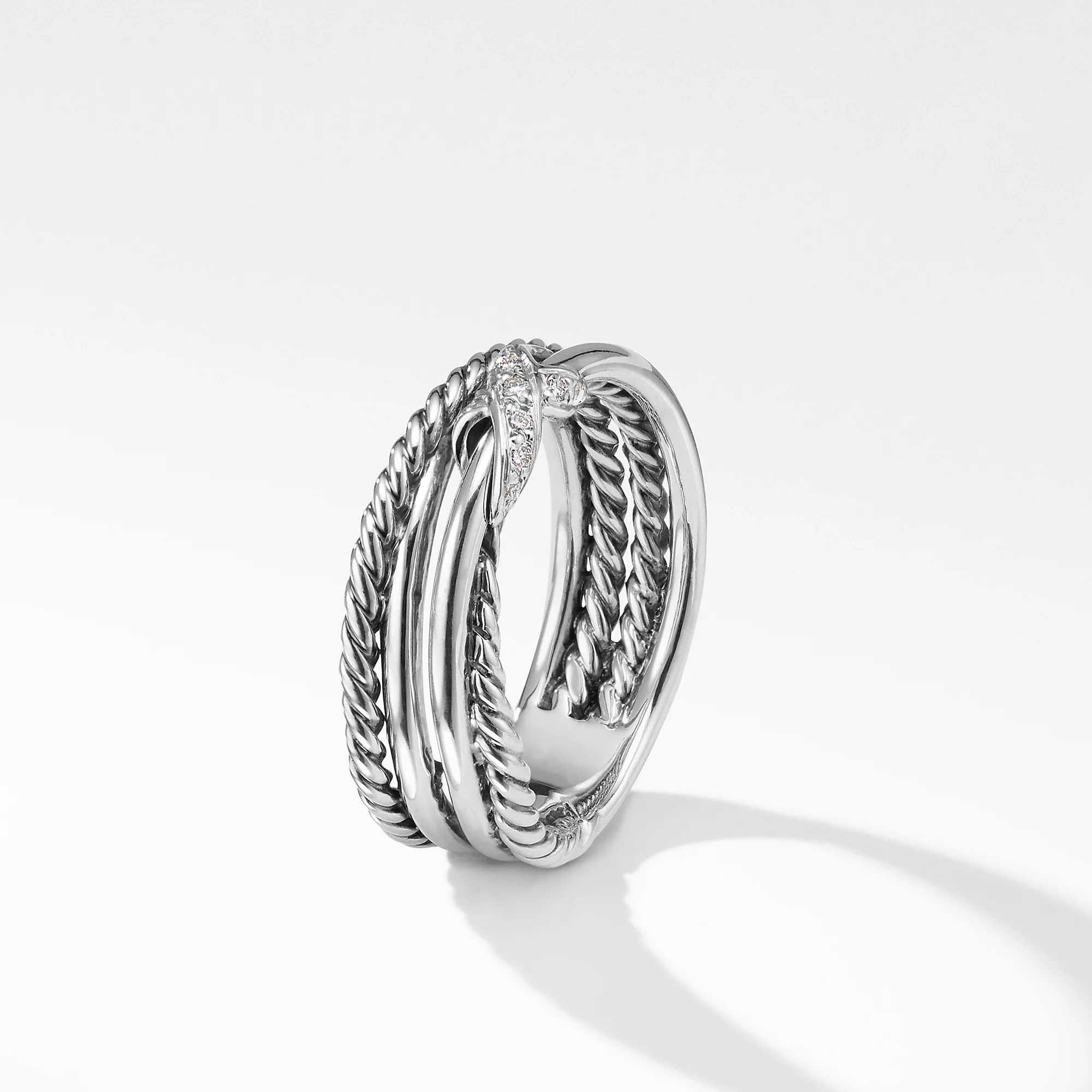 David Yurman The X Collection Ring in Sterling Silver - Image 3