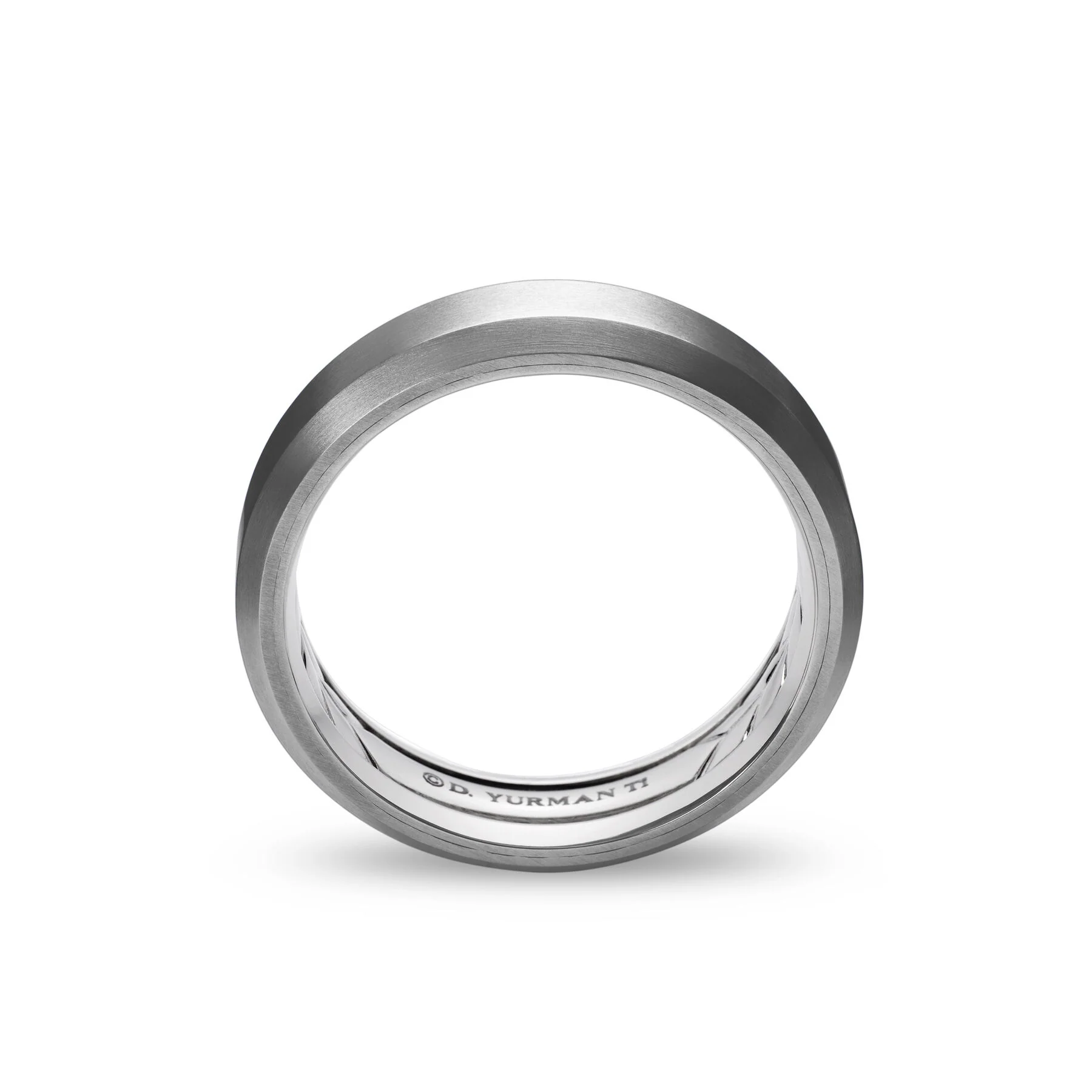 David Yurman The Wedding Collection Ring in Grey Titanium - Image 4