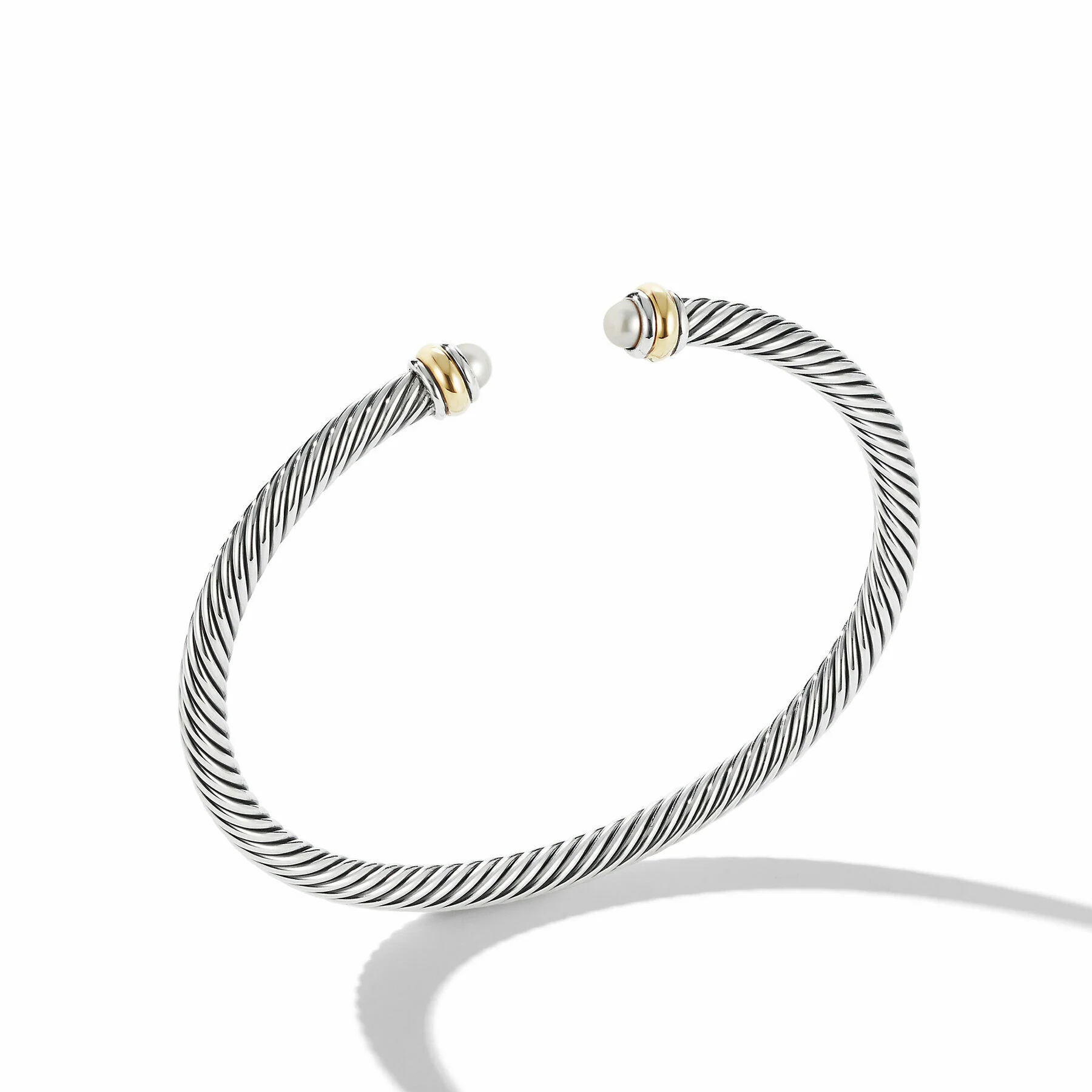 David Yurman  Bracelet in Silver and 18-Karat Yellow Gold