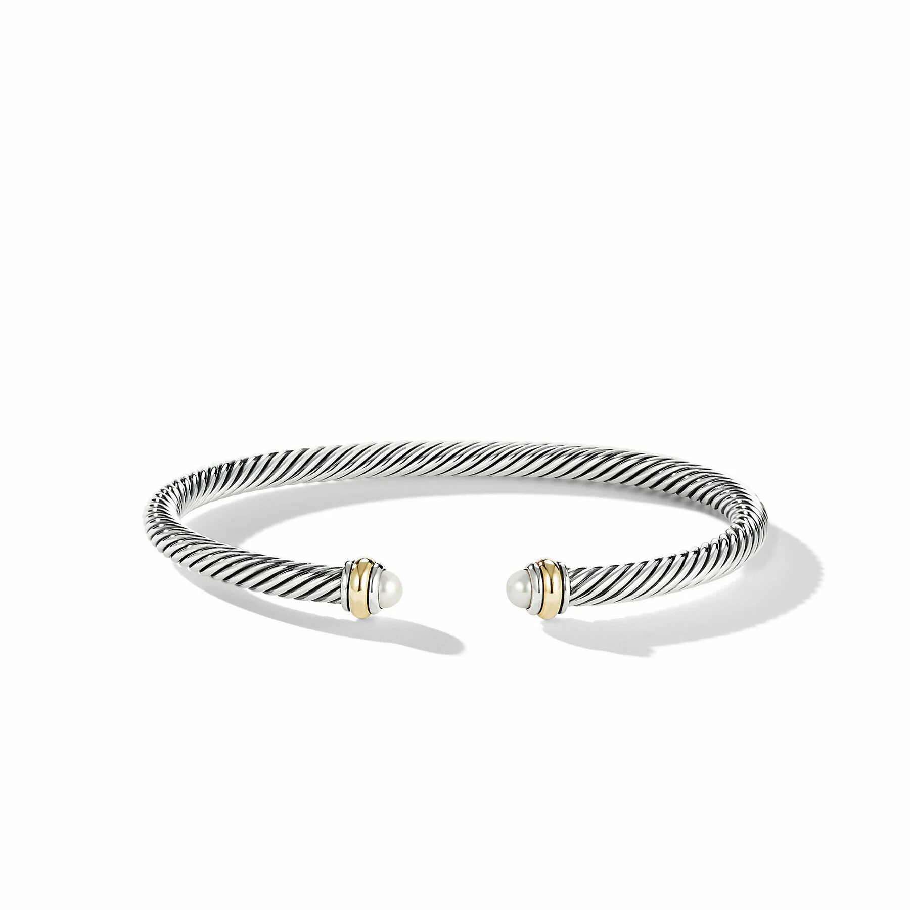 David Yurman  Bracelet in Silver and 18-Karat Yellow Gold - Image 2