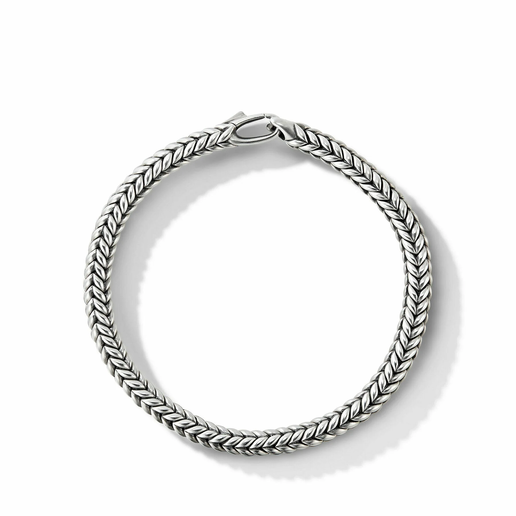 David Yurman Bracelet in Stainless Steel and 18-Karat Rose Gold - Image 10