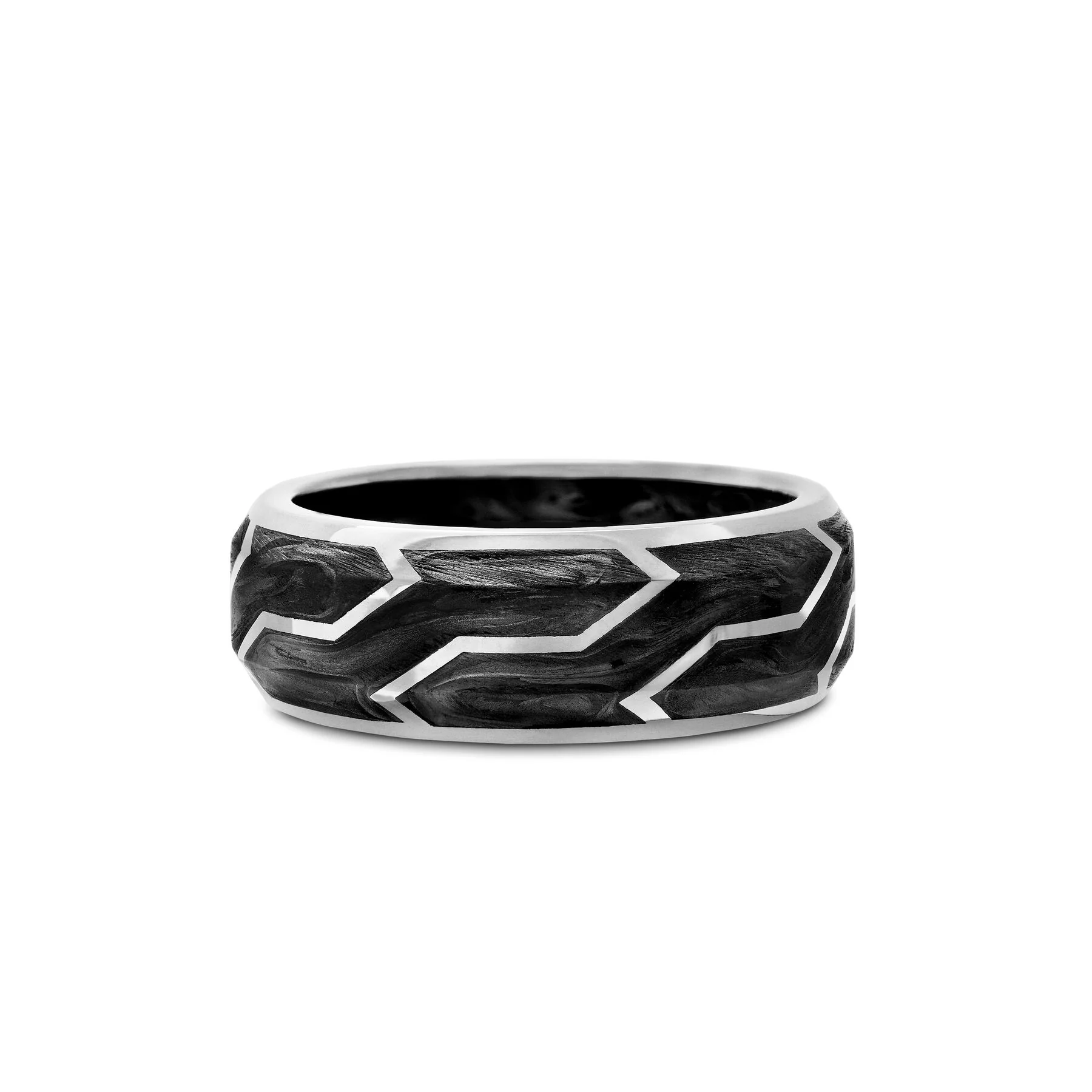 David Yurman The Wedding Collection Ring in 18-Karat White Gold