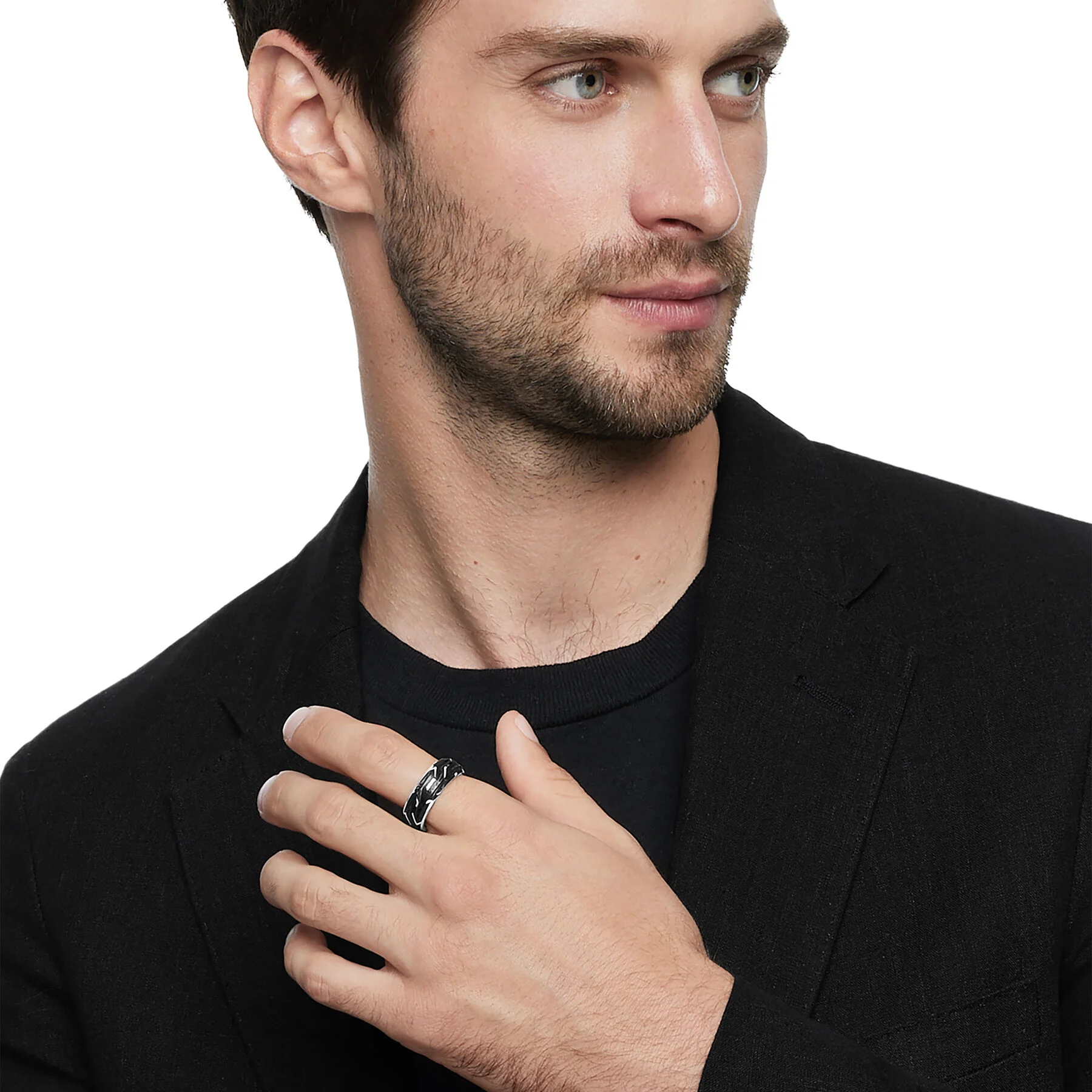 David Yurman The Wedding Collection Ring in 18-Karat White Gold - Image 5