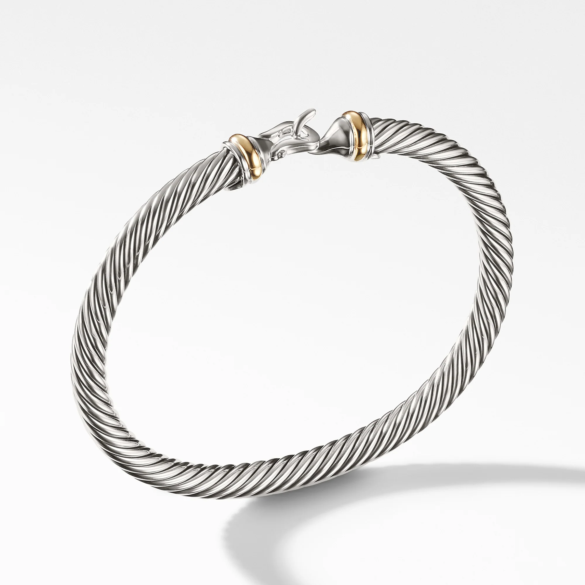 David Yurman The Cable Collection® Bracelet in Silver and 18-Karat Yellow Gold