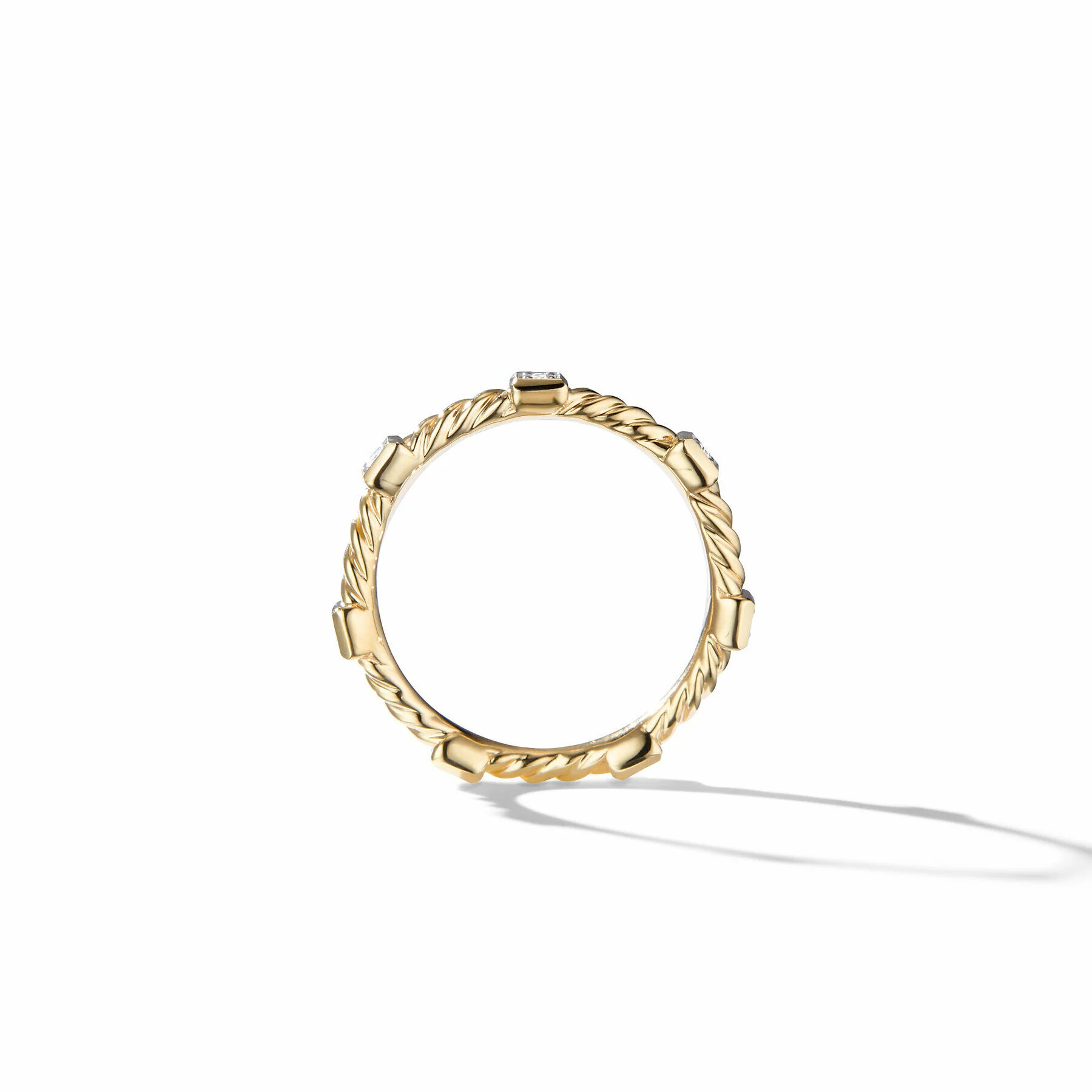 David Yurman The Cable Collectibles® Collection Ring in 18-Karat Yellow Gold - Image 2