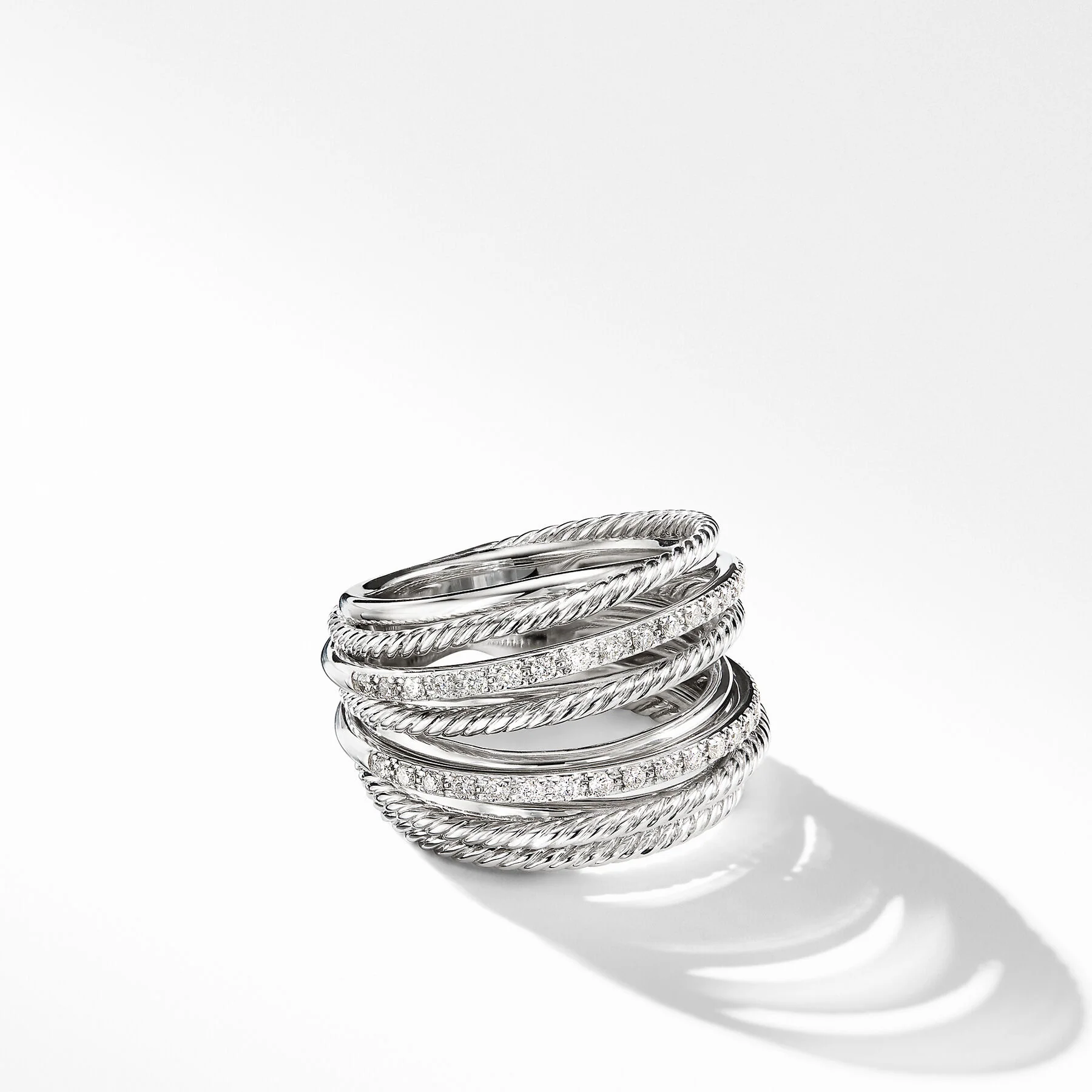 David Yurman The Crossover® Collection Ring in Sterling Silver