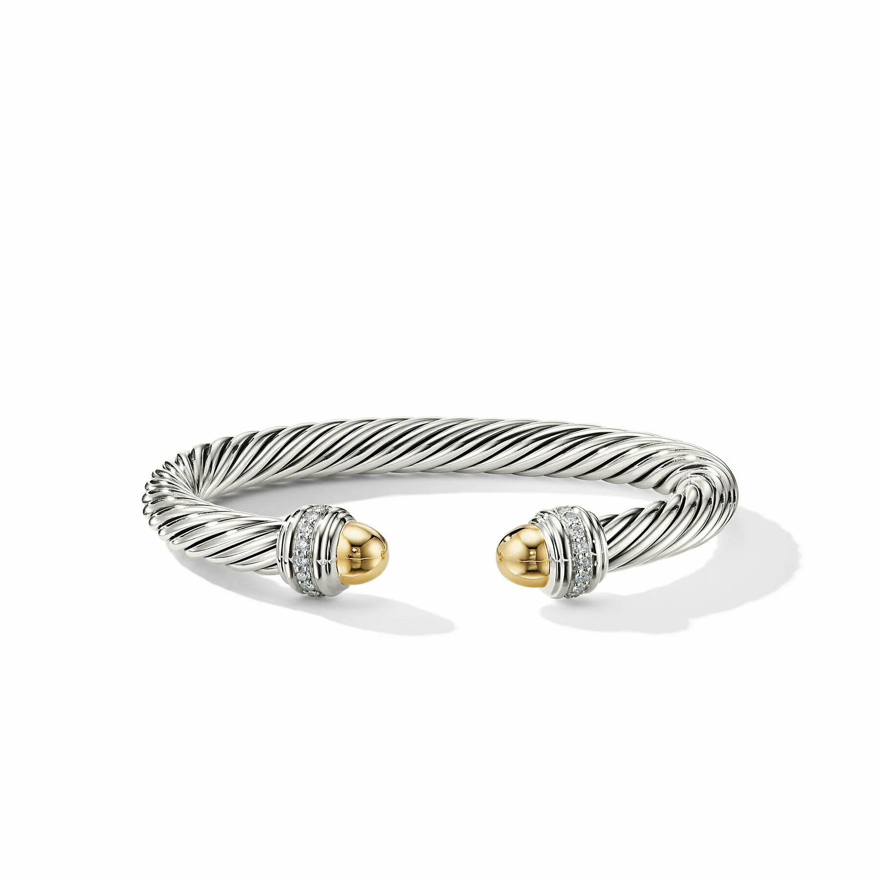 David Yurman  Bracelet in Silver and 14-Karat Yellow Gold - Image 2