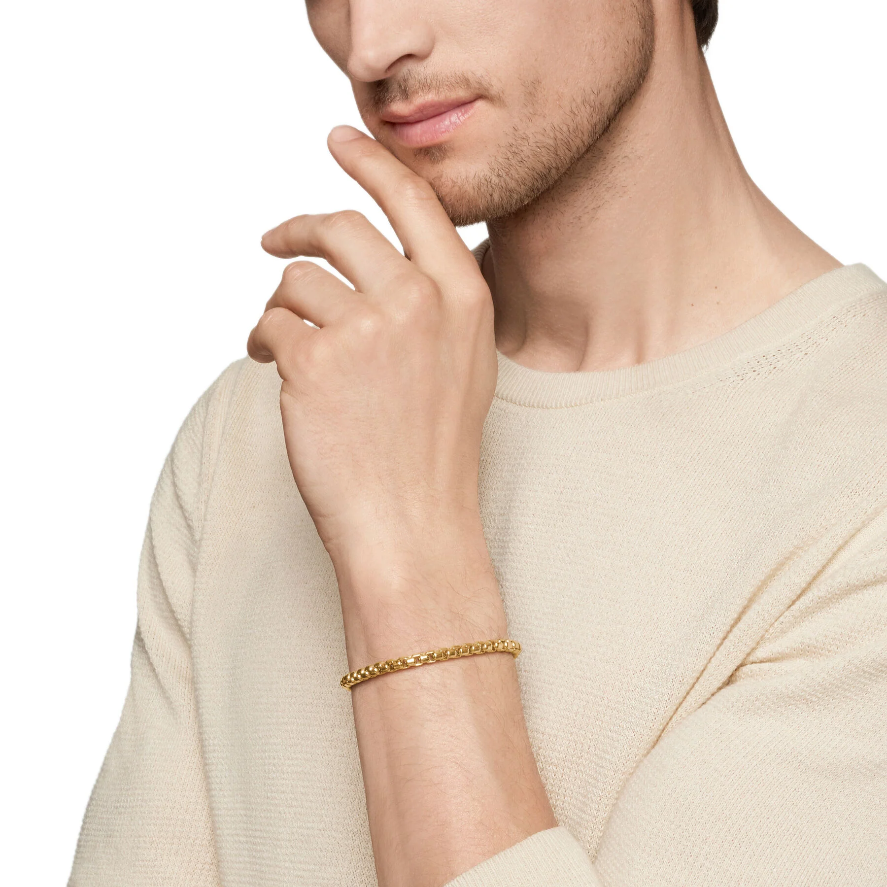 David Yurman The Chain Collection Bracelet in 18-Karat Yellow Gold - Image 5
