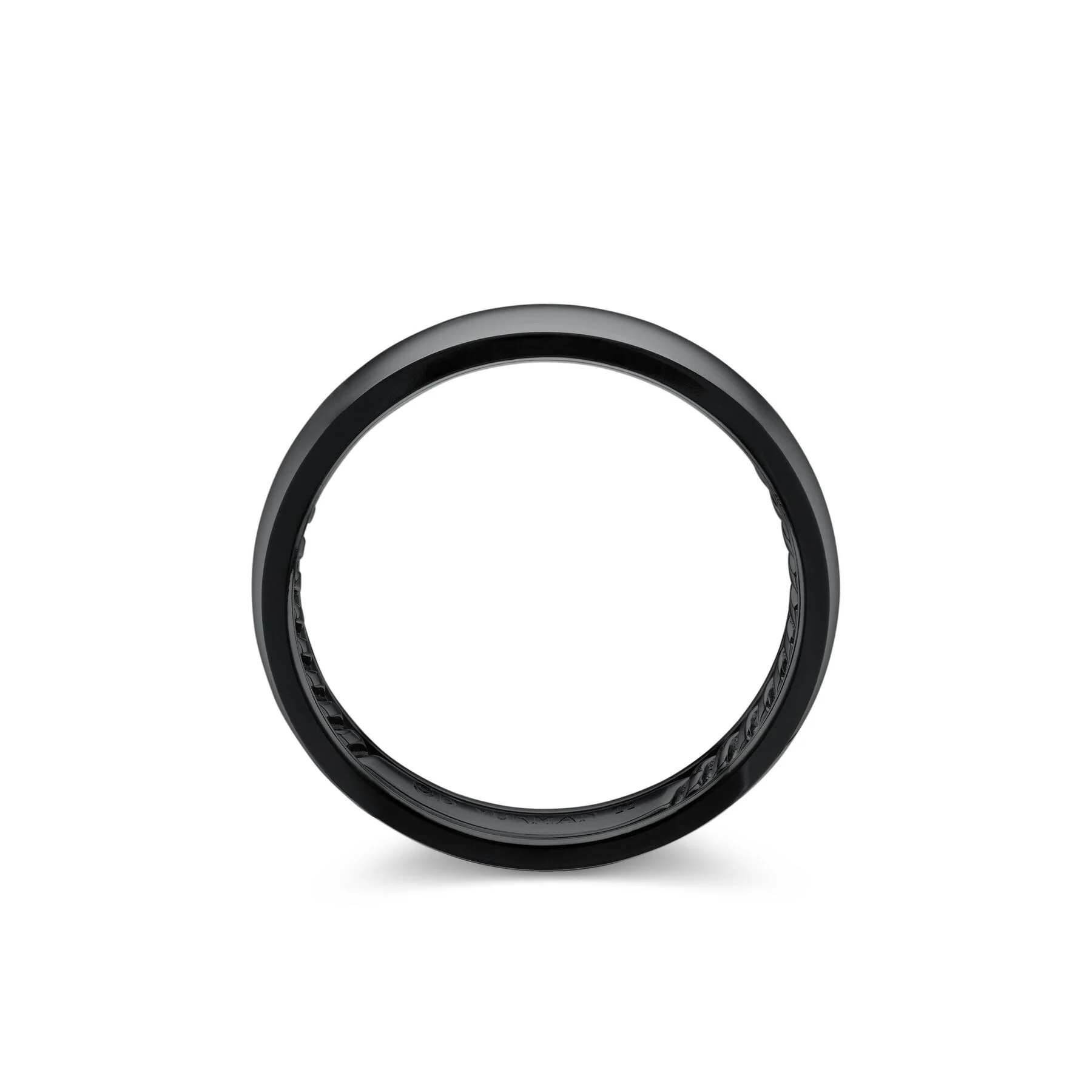 David Yurman The Wedding Collection Ring in Black Titanium - Image 4