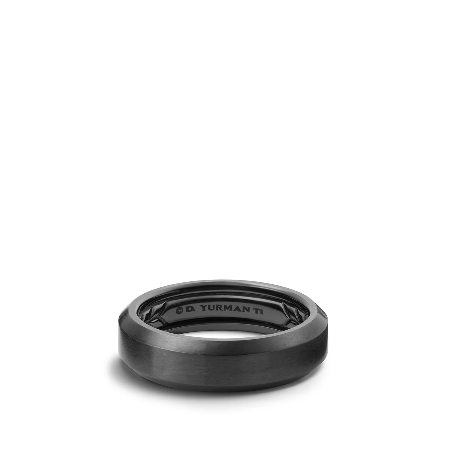 David Yurman The Wedding Collection Ring in Black Titanium