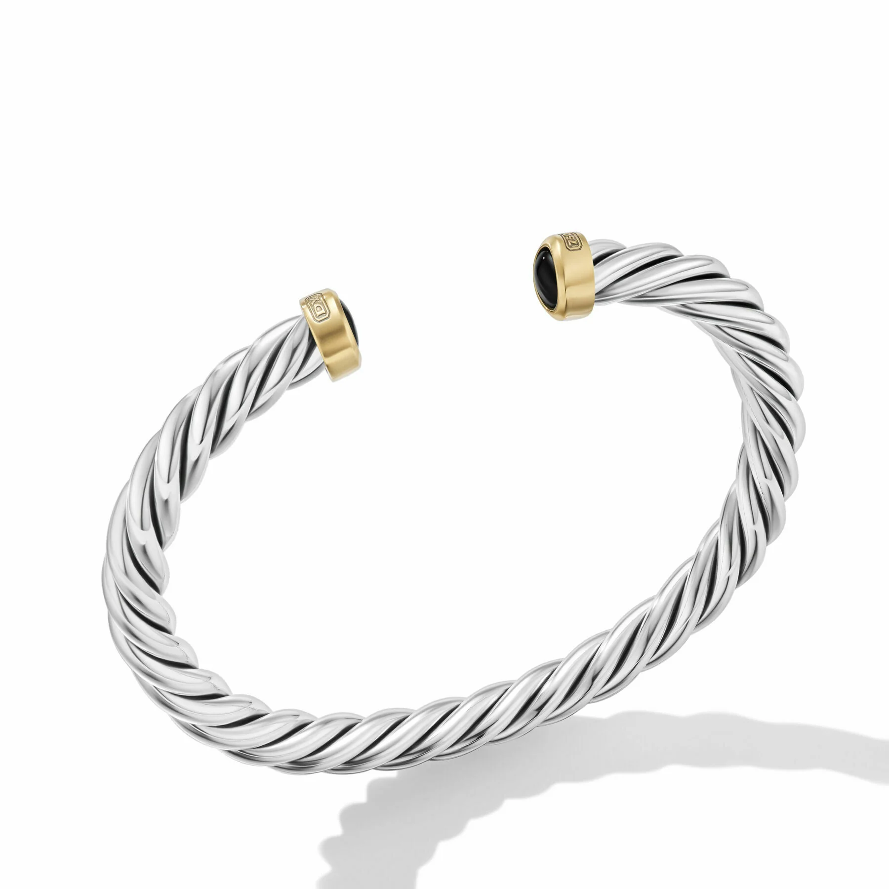 David Yurman The Cable Collection® Bracelet in Silver and 18-Karat Yellow Gold - Image 4